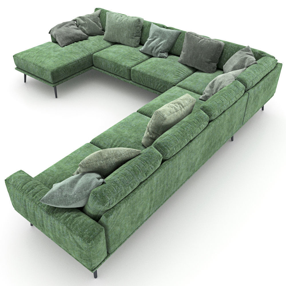 191-Sofa BoConcept Carlton 3 3D model_2