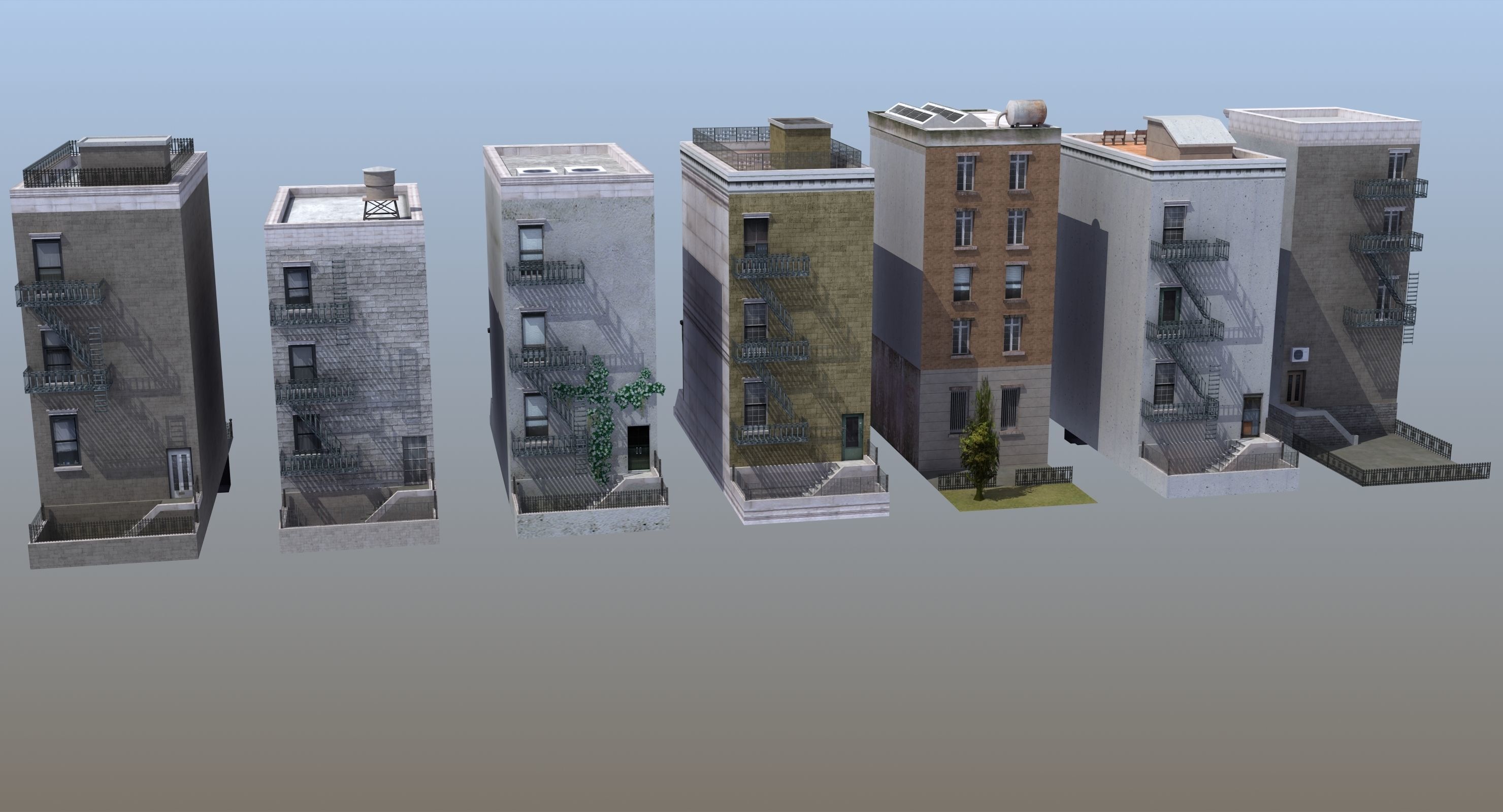 Row Houses 7 3D model_23