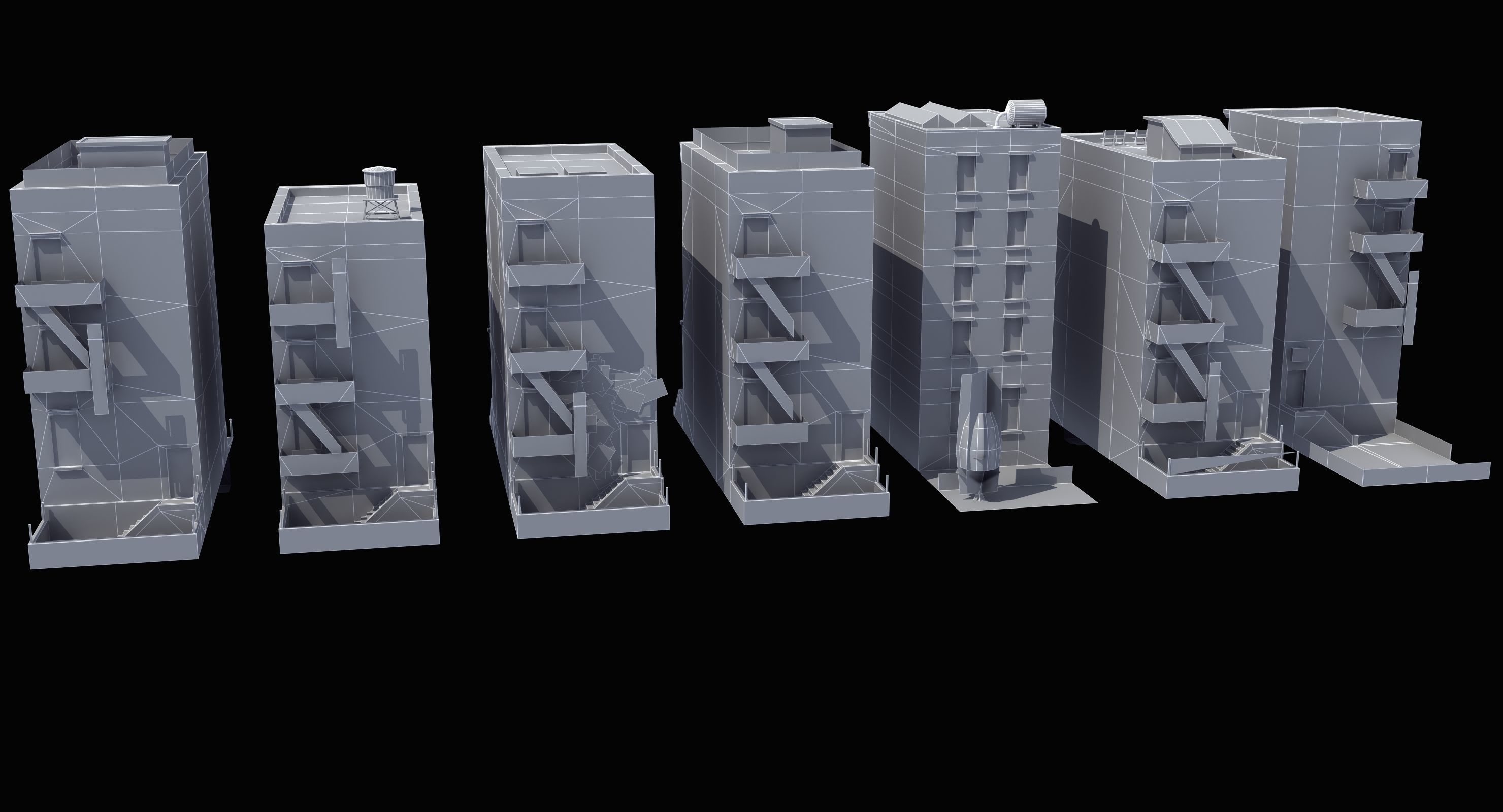 Row Houses 7 3D model_32