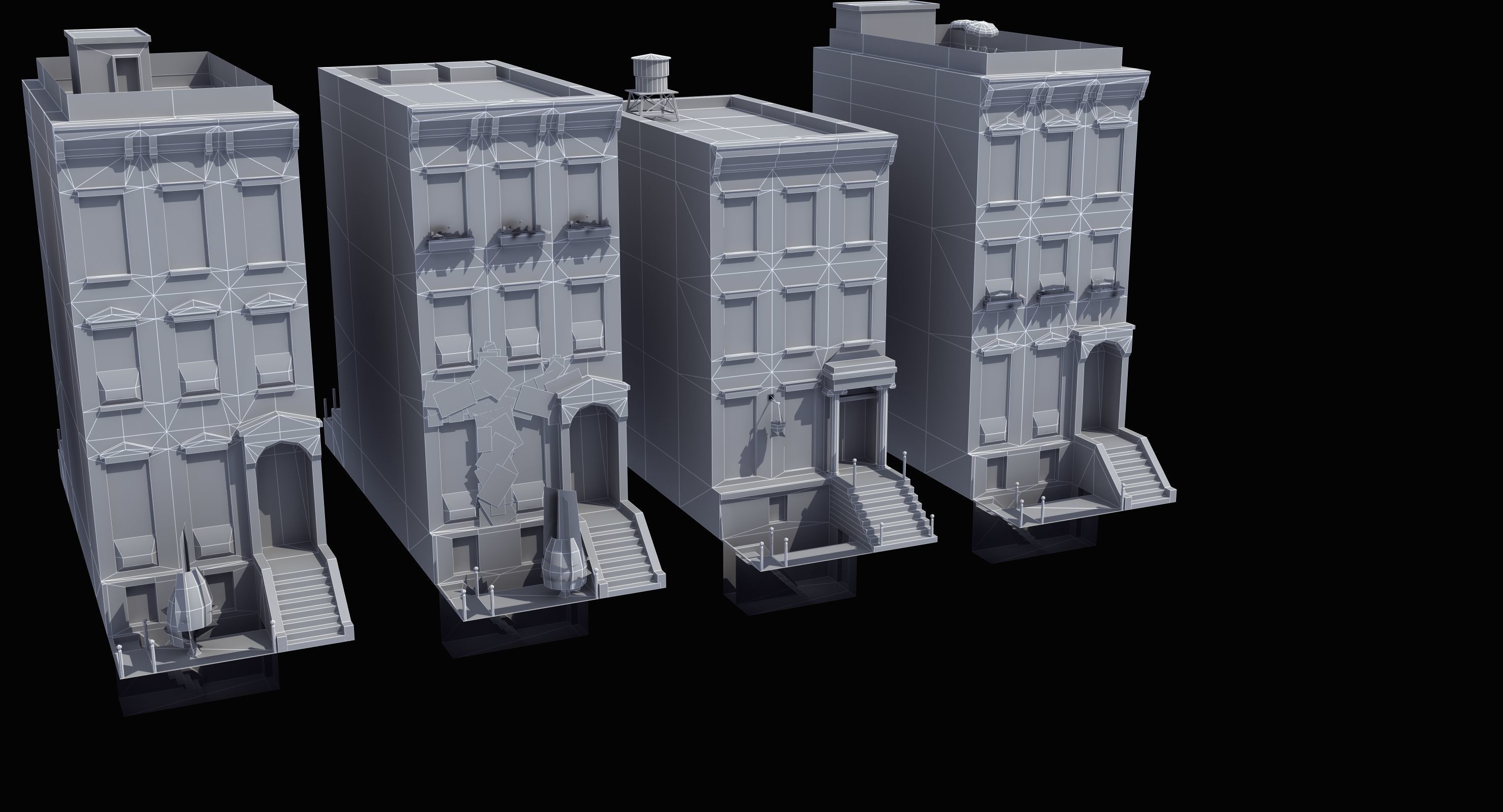 Row Houses 7 3D model_31