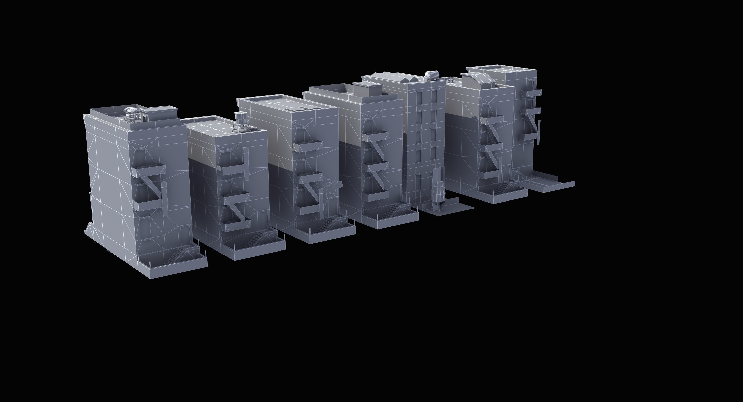Row Houses 7 3D model_28