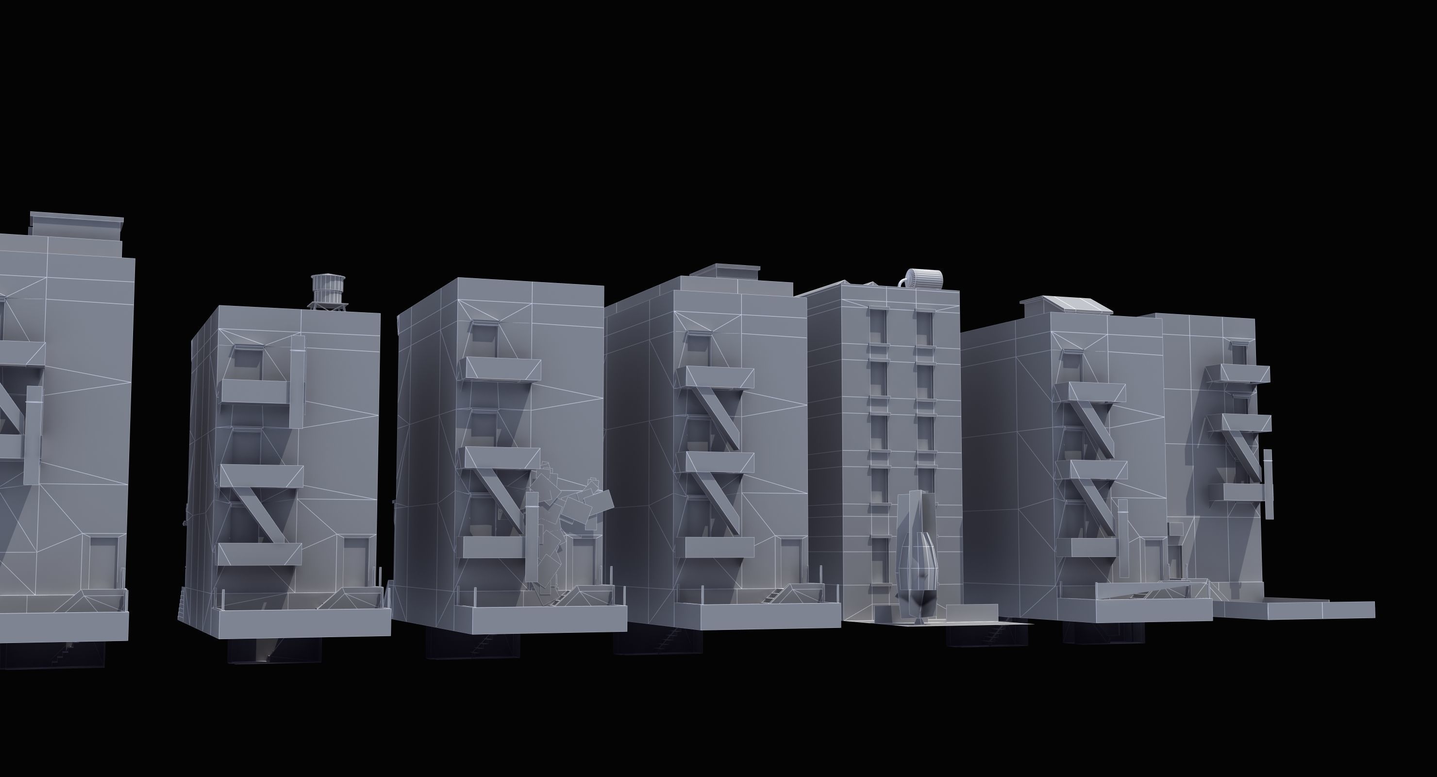 Row Houses 7 3D model_33