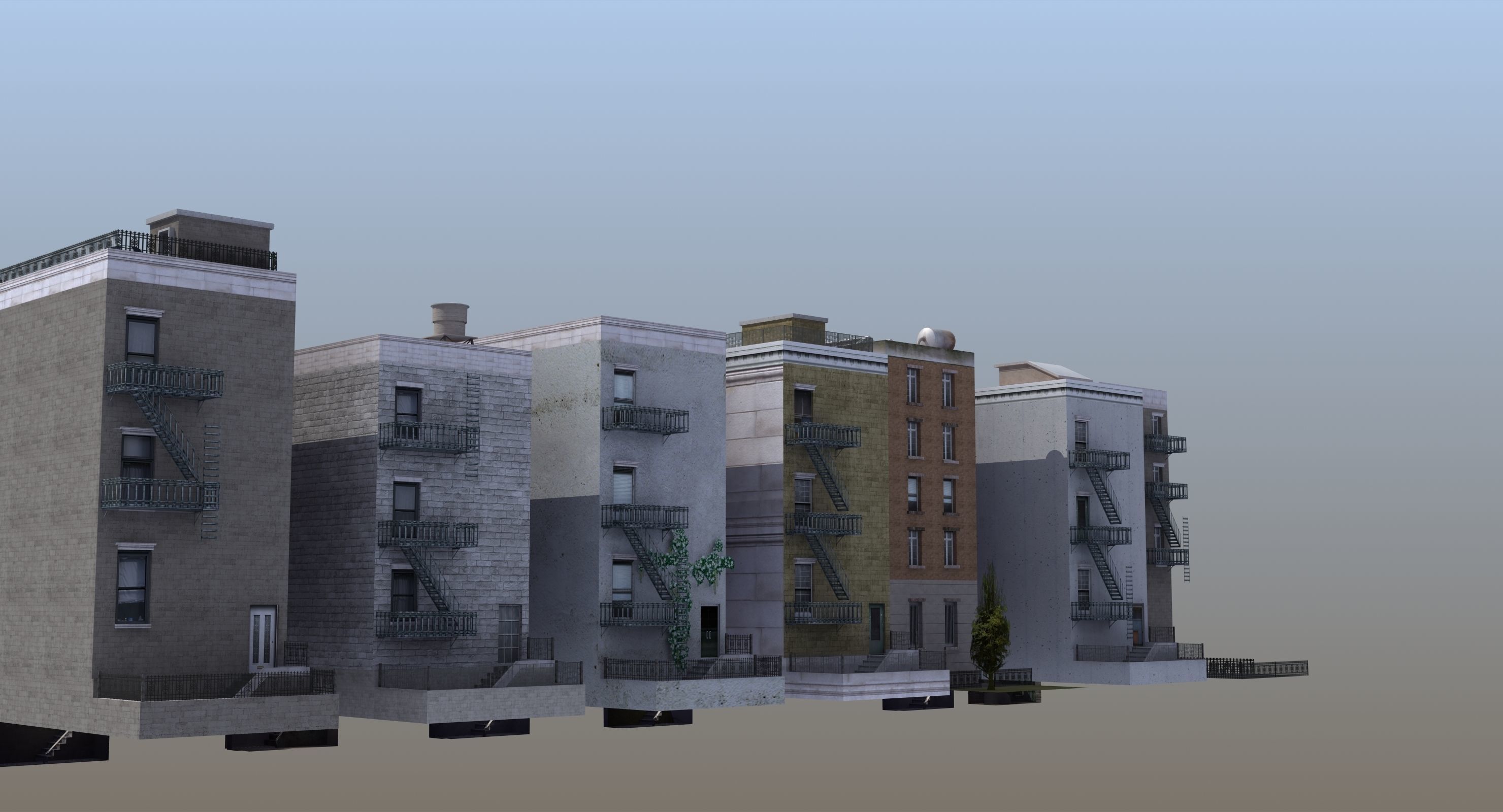 Row Houses 7 3D model_18