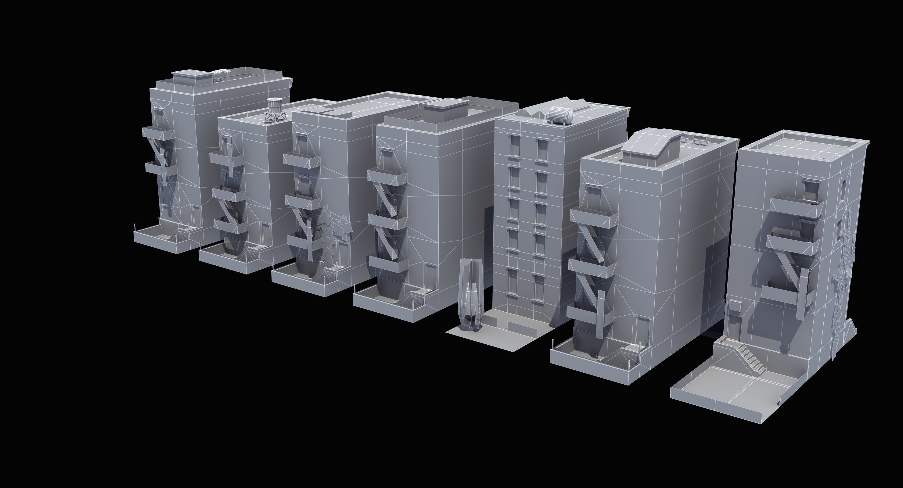 Row Houses 7 3D model_34
