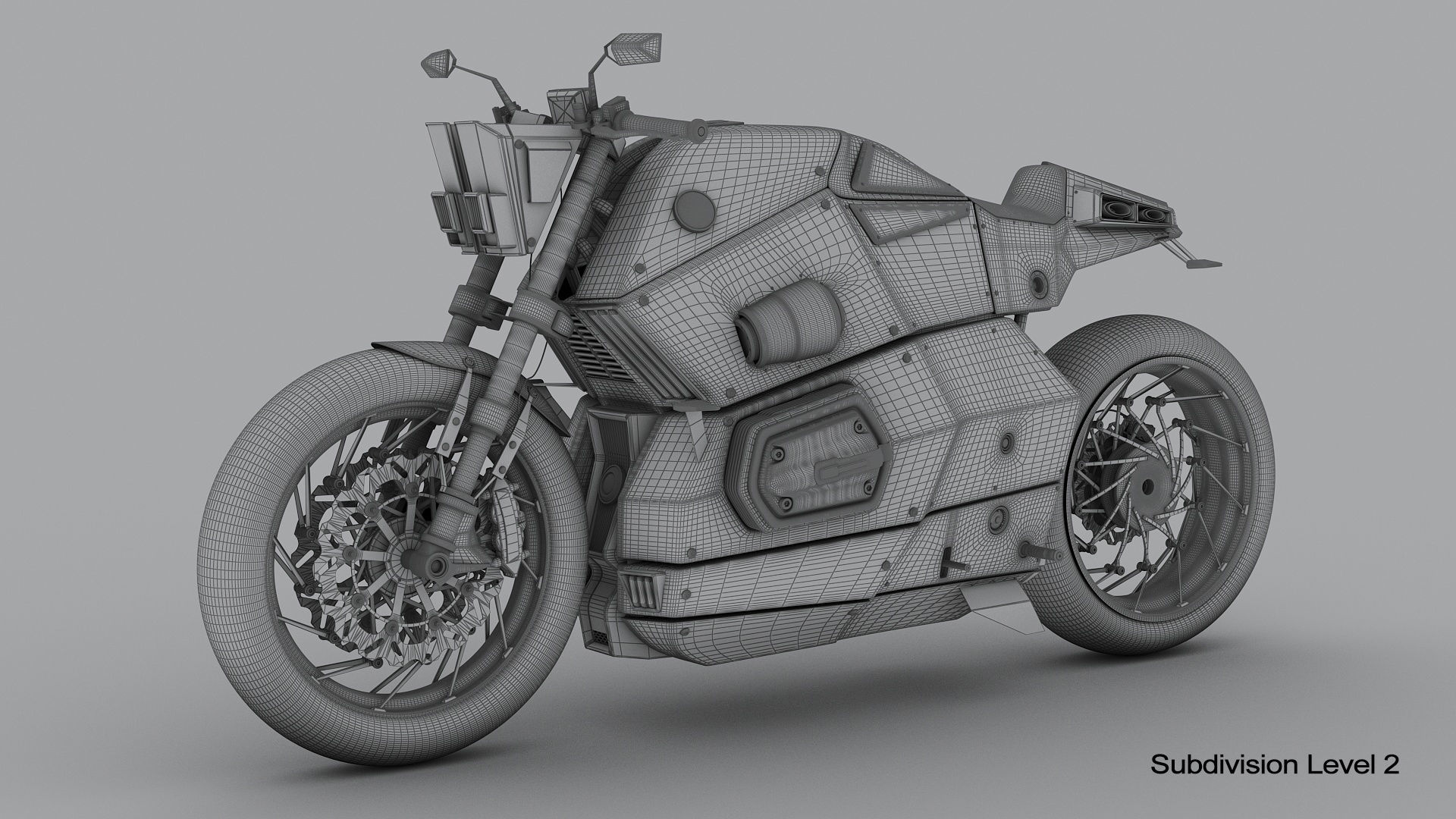 Concept Bike 3D model_9