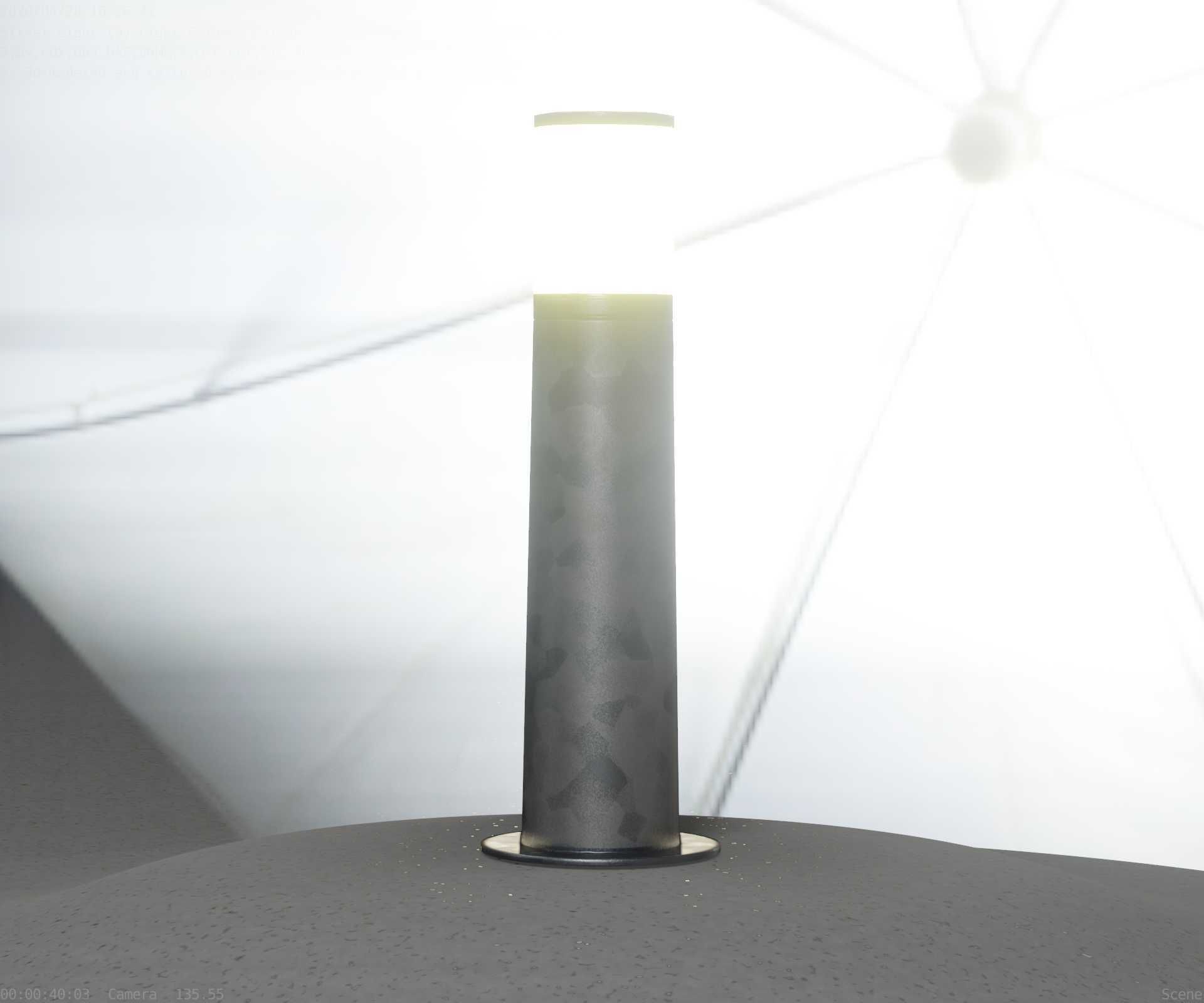 Galvanized Light-Column -10- Street-Light 9 Low-poly 3D model_28