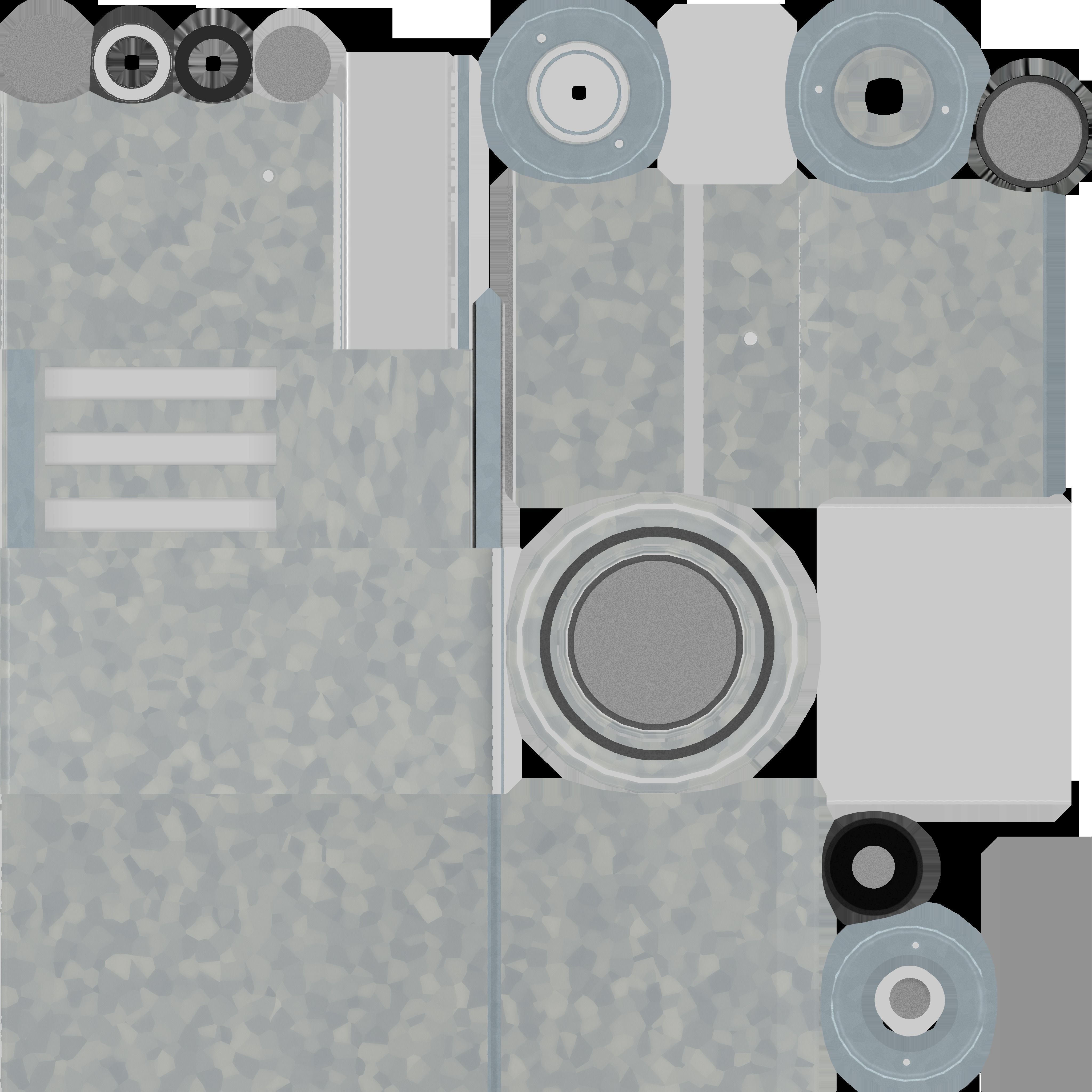 Galvanized Light-Column -10- Street-Light 9 Low-poly 3D model_100