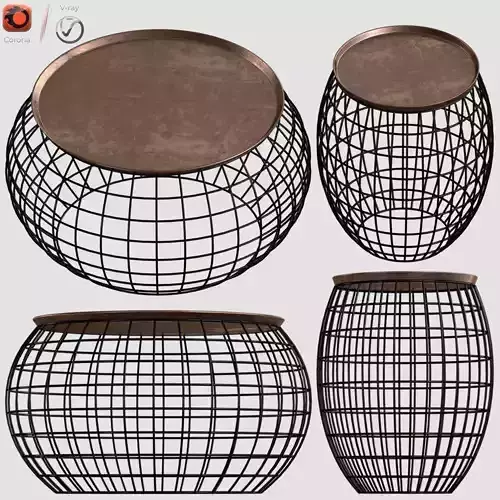 Gallery Home Rowen Coffee Tables Set