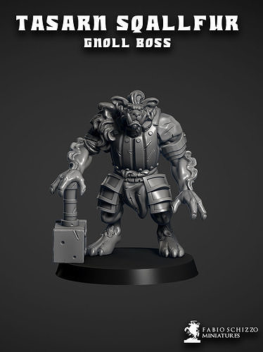 Tasarn squallfur 3D print model