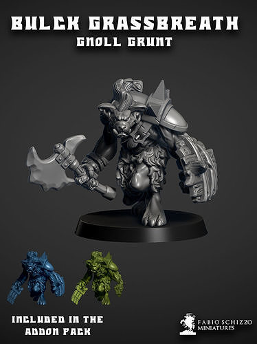Bulck Grassbreath 3D print model