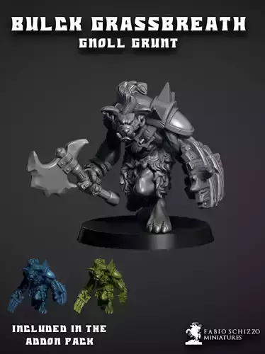 Bulck Grassbreath 3D print model