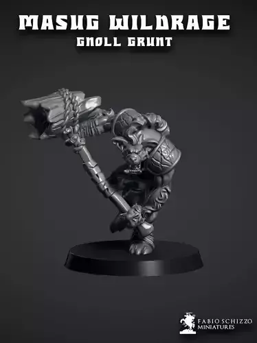 Masug Wildrage 3D print model