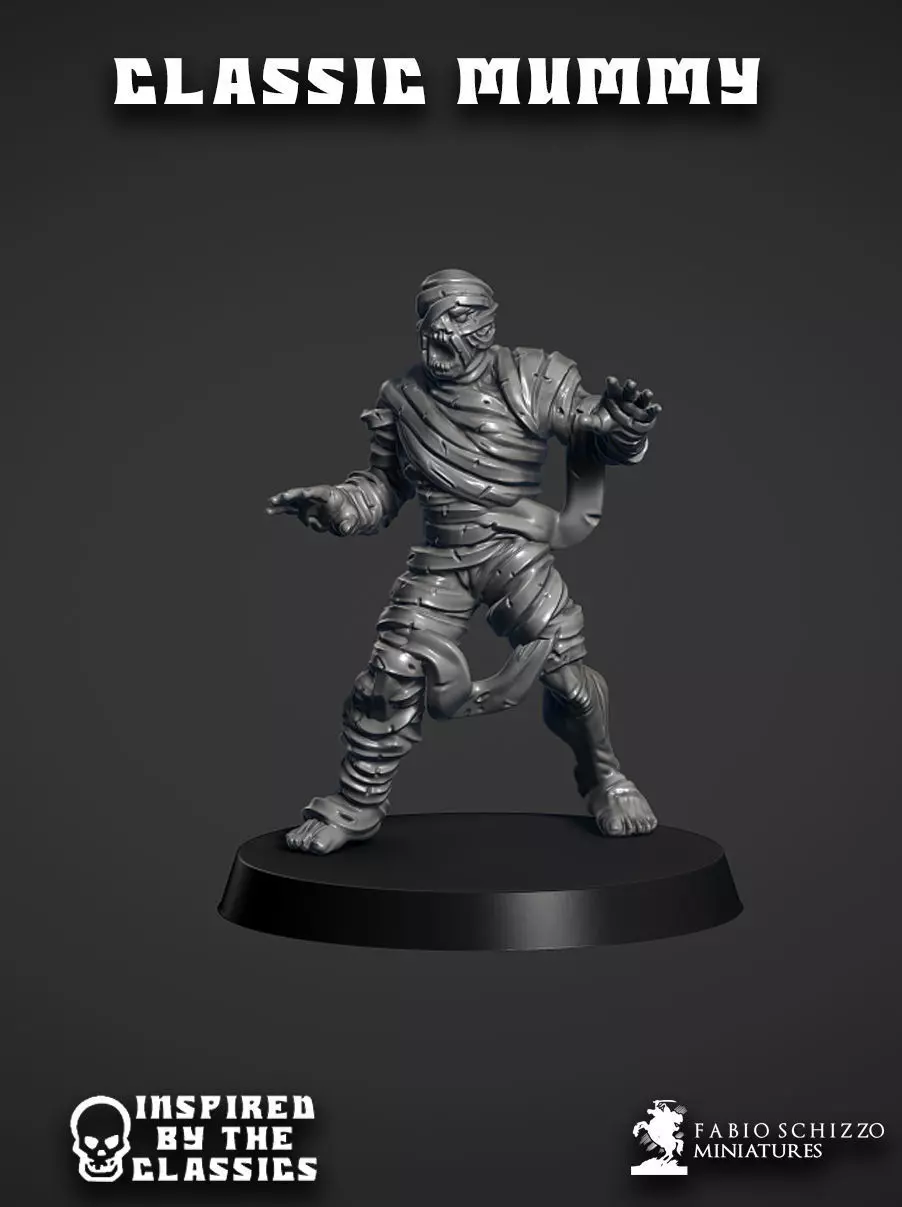 Classic Mummy 3D print model_0