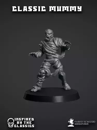 Classic Mummy 3D print model