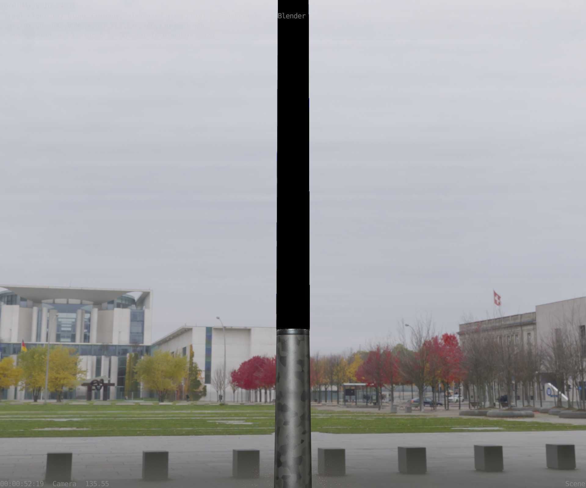 Galvanized Light-Column -13- Street-Light 9 Low-poly 3D model_88