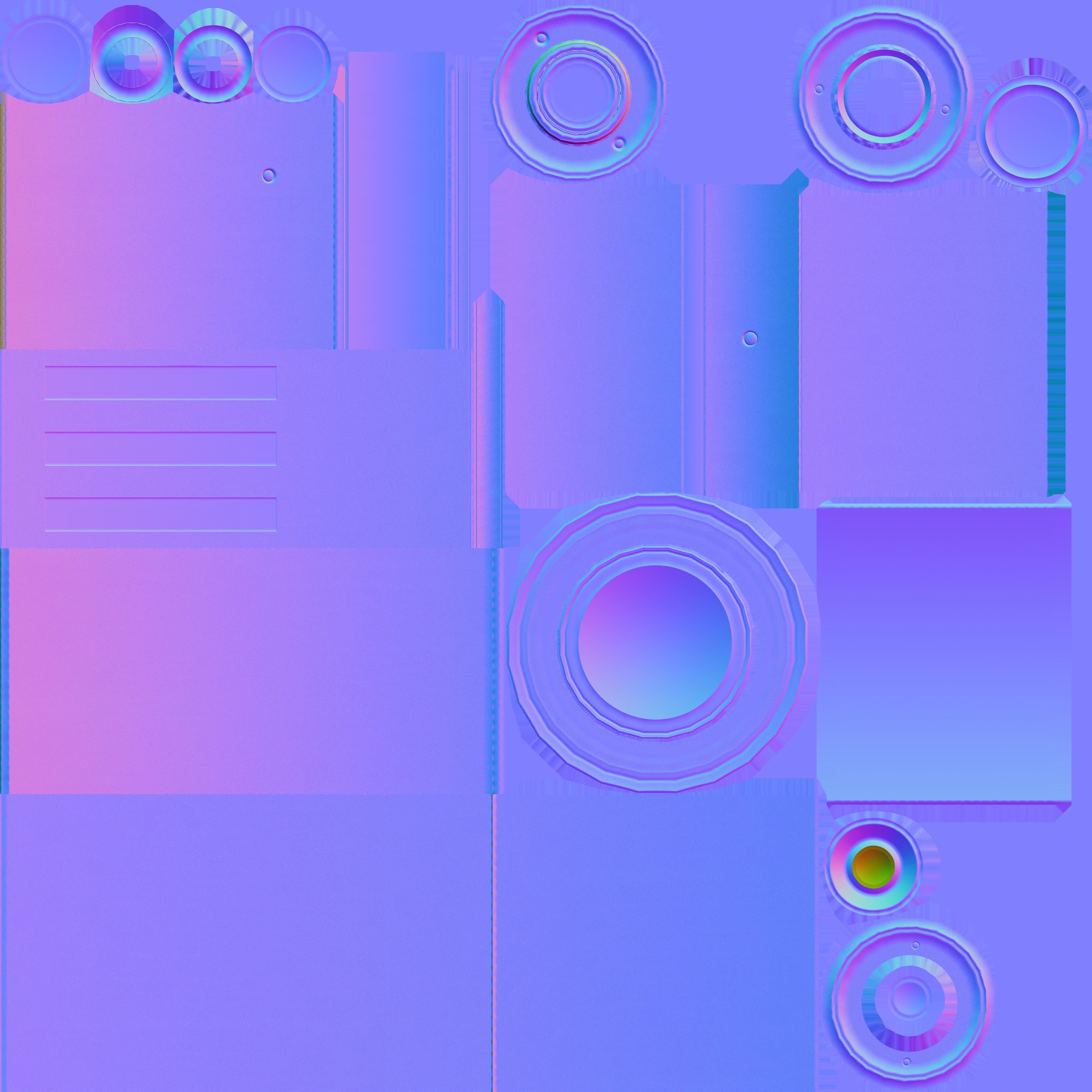 Galvanized Light-Column -13- Street-Light 9 Low-poly 3D model_103