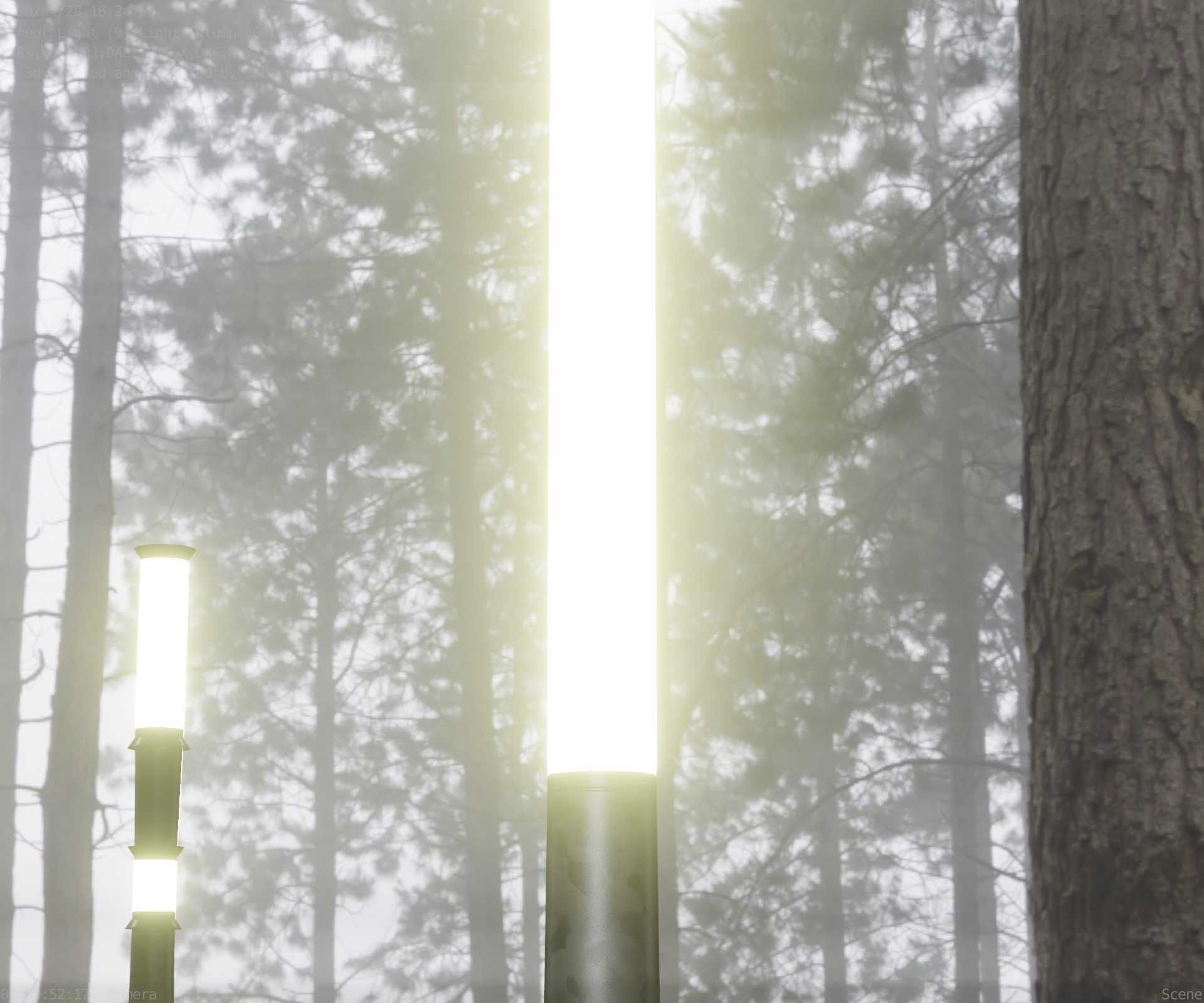 Galvanized Light-Column -13- Street-Light 9 Low-poly 3D model_86