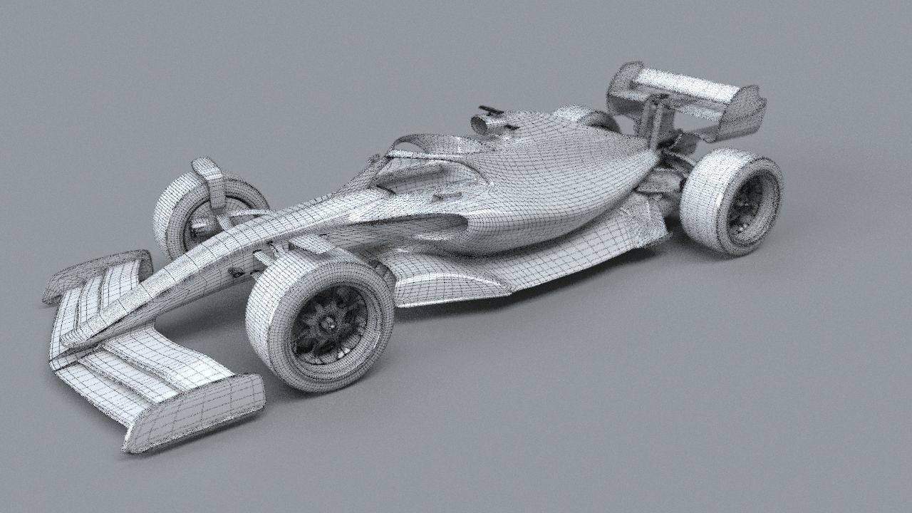 BWT Racing Point Formula One Team concept 2021-2023 Low-poly 3D model_53
