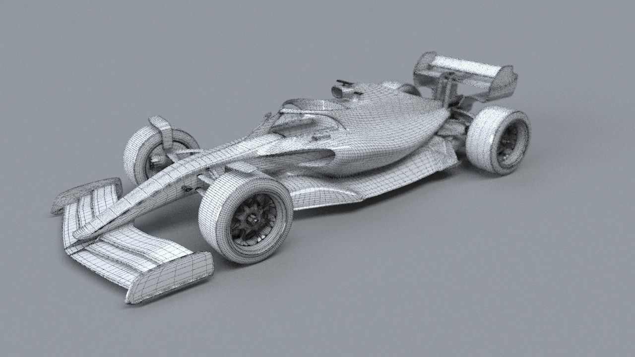 BWT Racing Point Formula One Team concept 2021-2023 Low-poly 3D model_50
