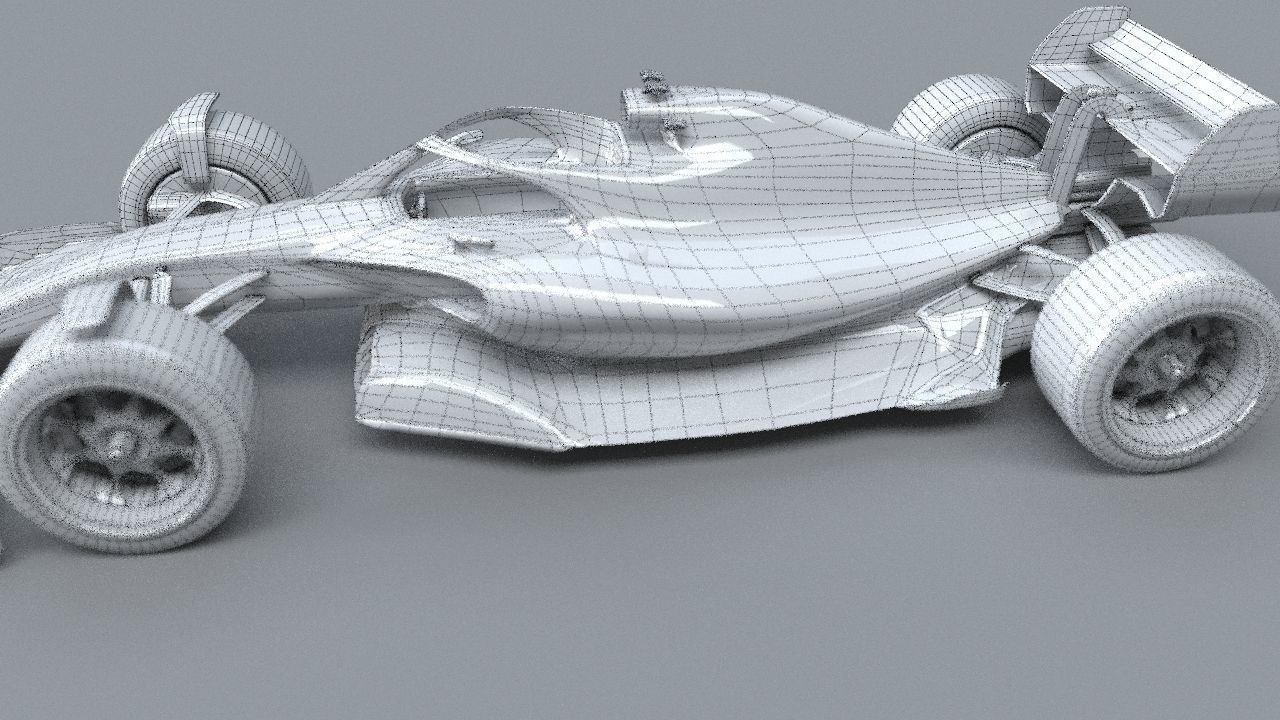 BWT Racing Point Formula One Team concept 2021-2023 Low-poly 3D model_41