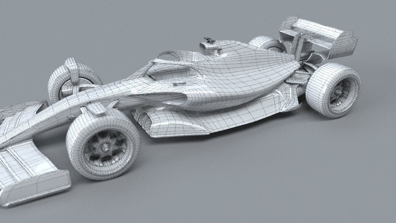 BWT Racing Point Formula One Team concept 2021-2023 Low-poly 3D model_36