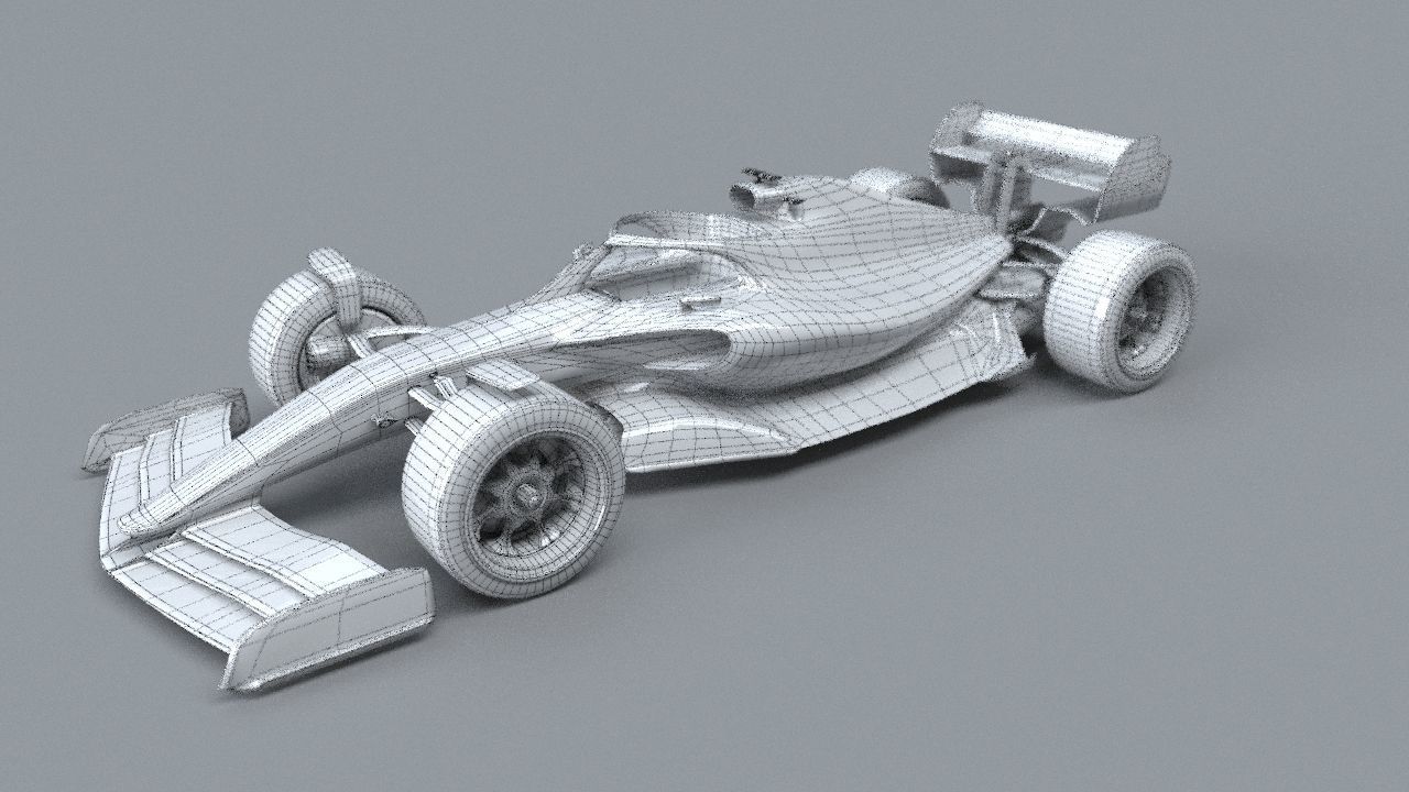BWT Racing Point Formula One Team concept 2021-2023 Low-poly 3D model_31