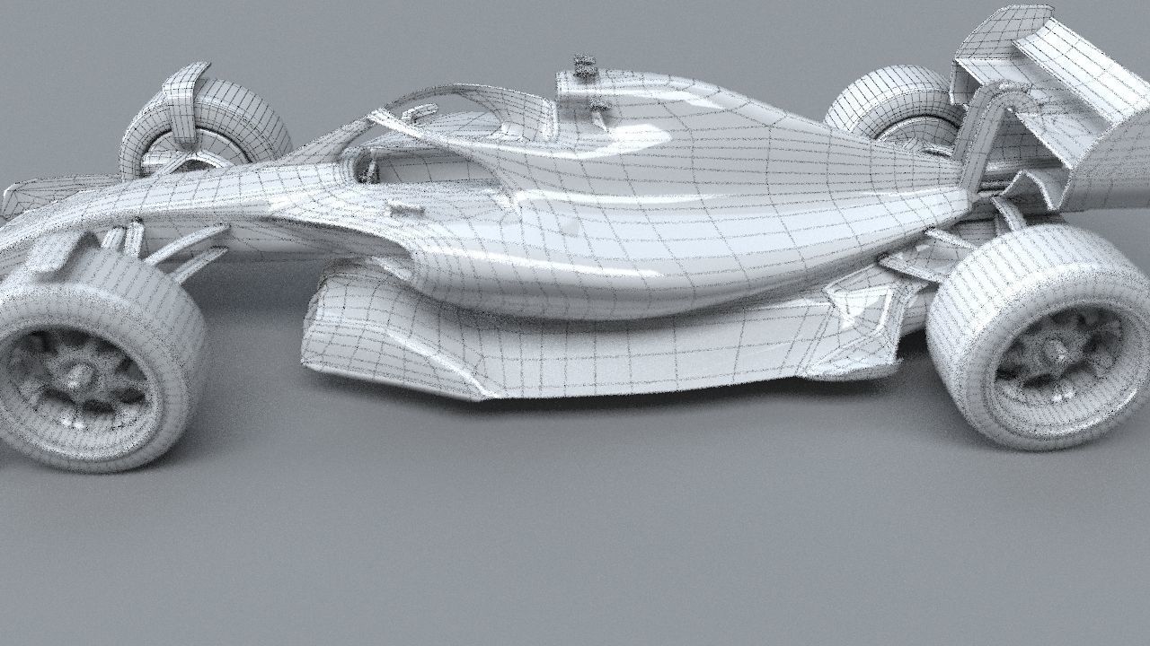 BWT Racing Point Formula One Team concept 2021-2023 Low-poly 3D model_42