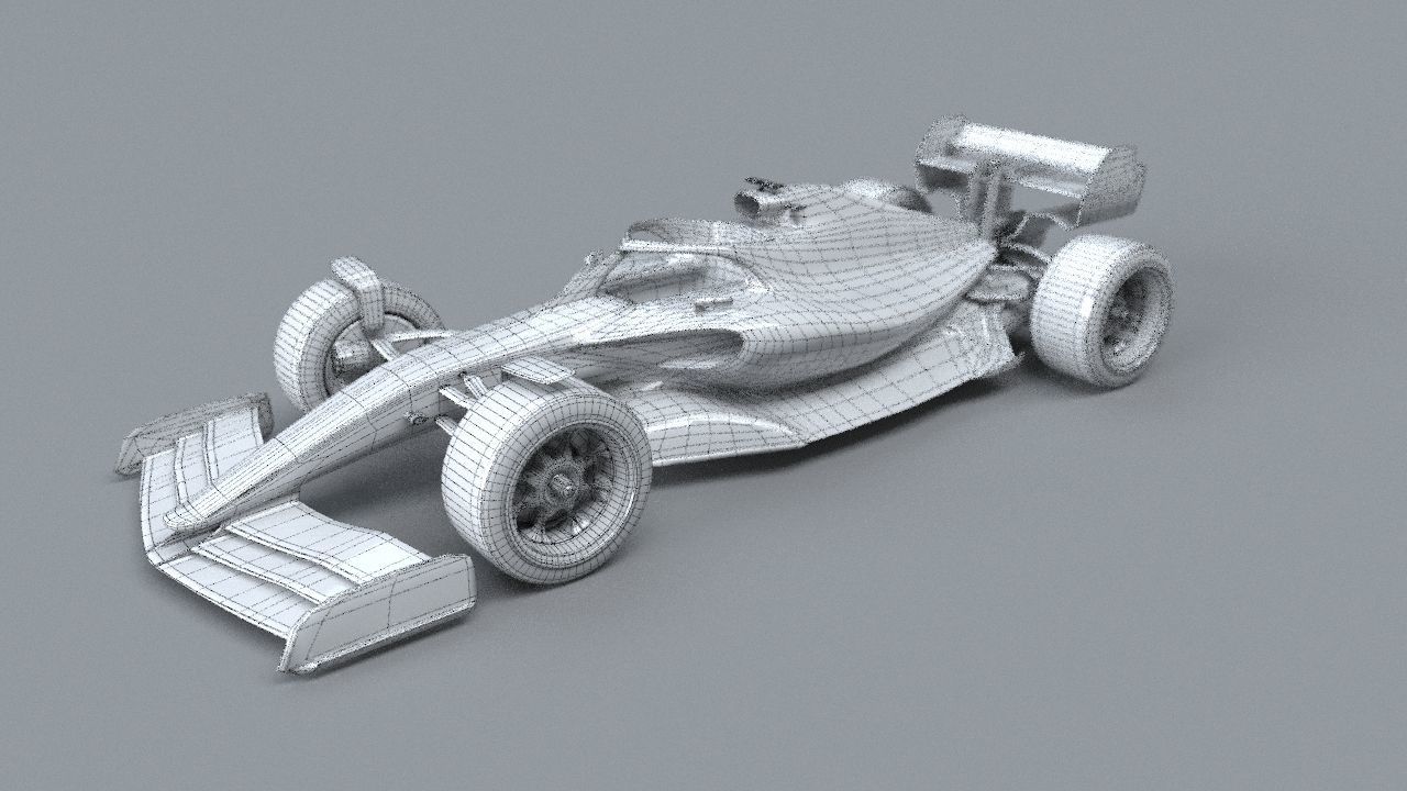 BWT Racing Point Formula One Team concept 2021-2023 Low-poly 3D model_27