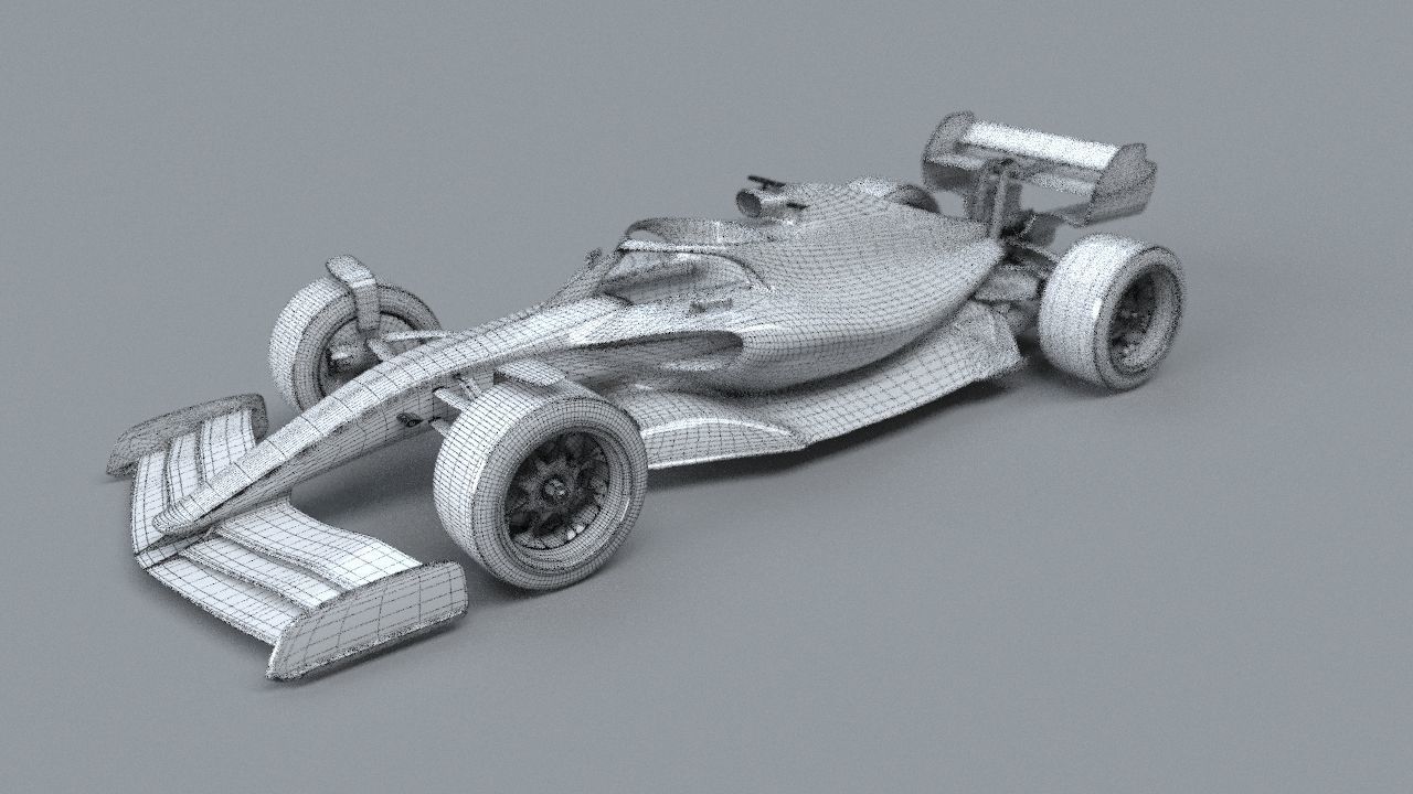 BWT Racing Point Formula One Team concept 2021-2023 Low-poly 3D model_48