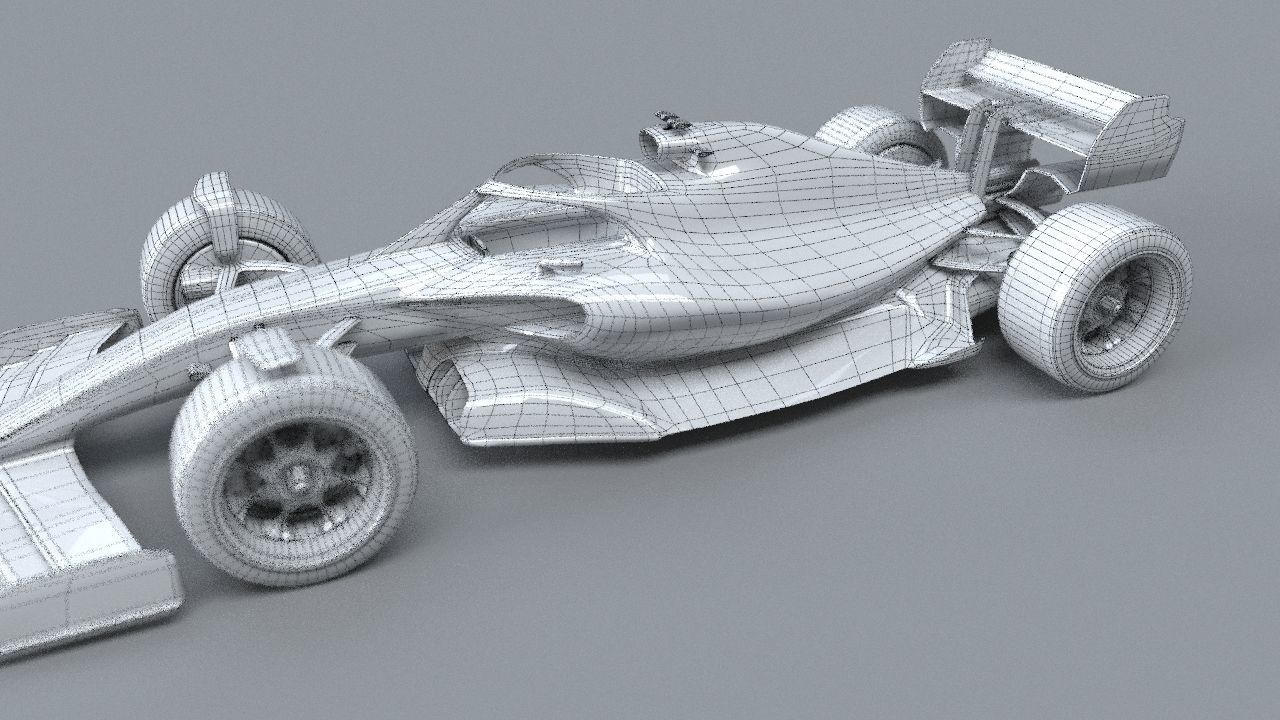 BWT Racing Point Formula One Team concept 2021-2023 Low-poly 3D model_37