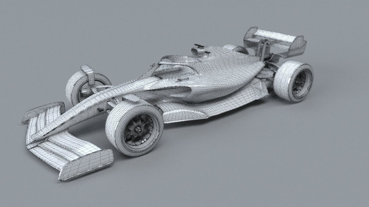 BWT Racing Point Formula One Team concept 2021-2023 Low-poly 3D model_52