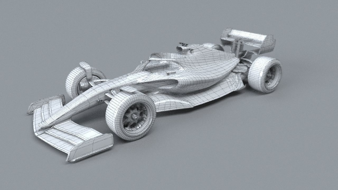 BWT Racing Point Formula One Team concept 2021-2023 Low-poly 3D model_28