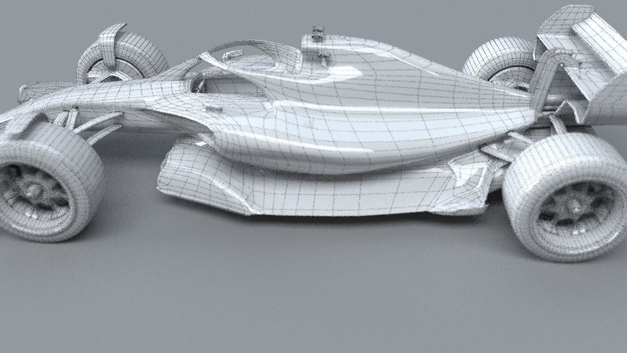 BWT Racing Point Formula One Team concept 2021-2023 Low-poly 3D model_44