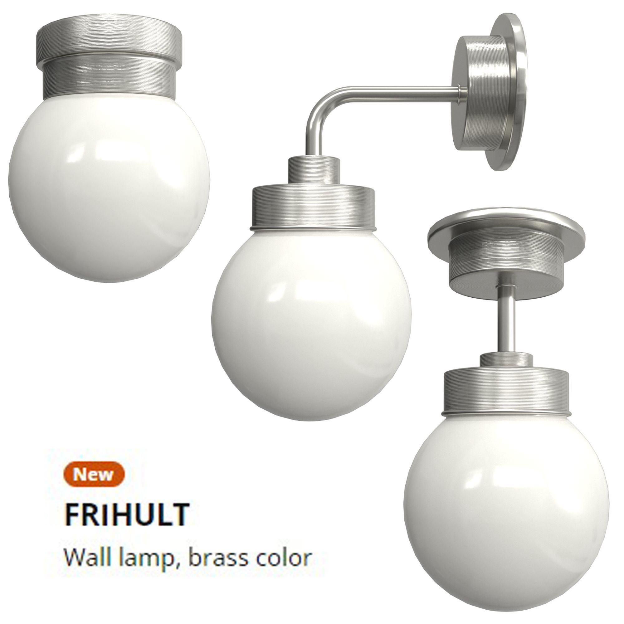 FRIHULT lamp set 3D model_3