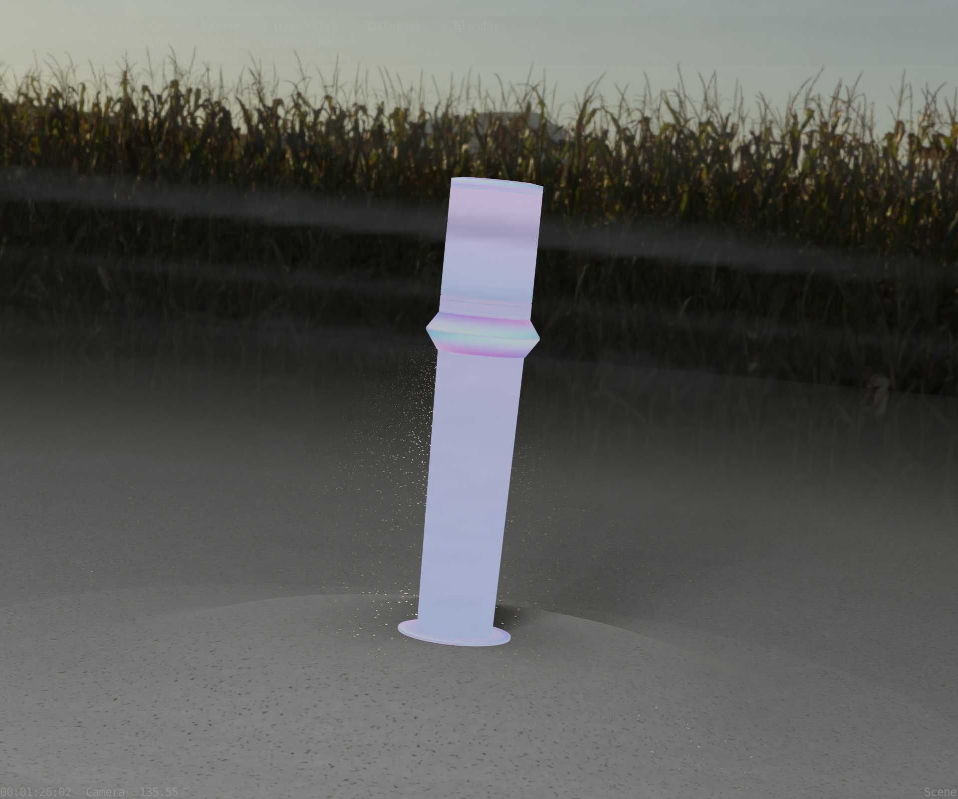 Galvanized Light-Column -21- Street-Light 9 Low-poly 3D model_80