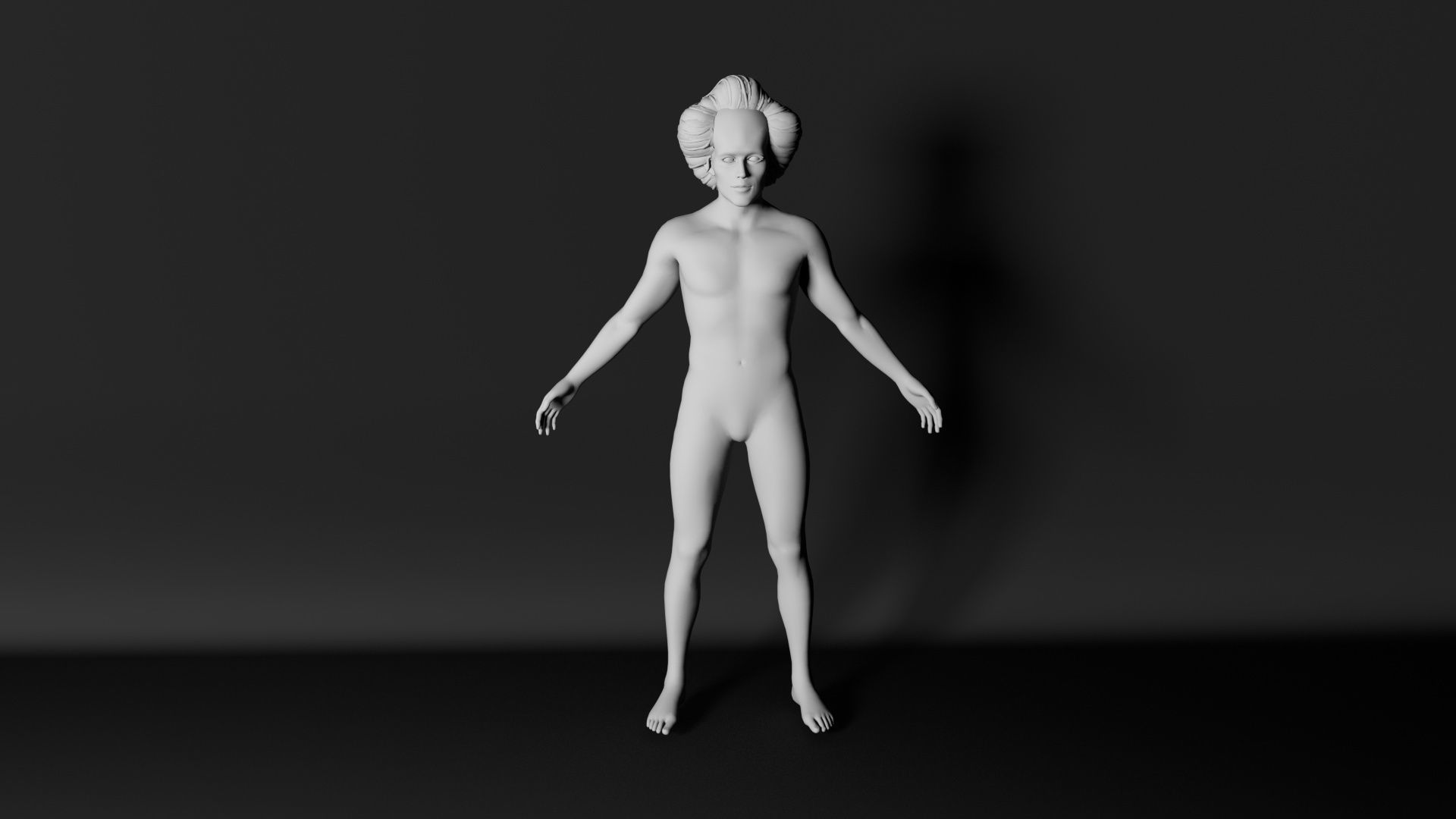 Low Poly Clown 3D Model Low-poly 3D model_16
