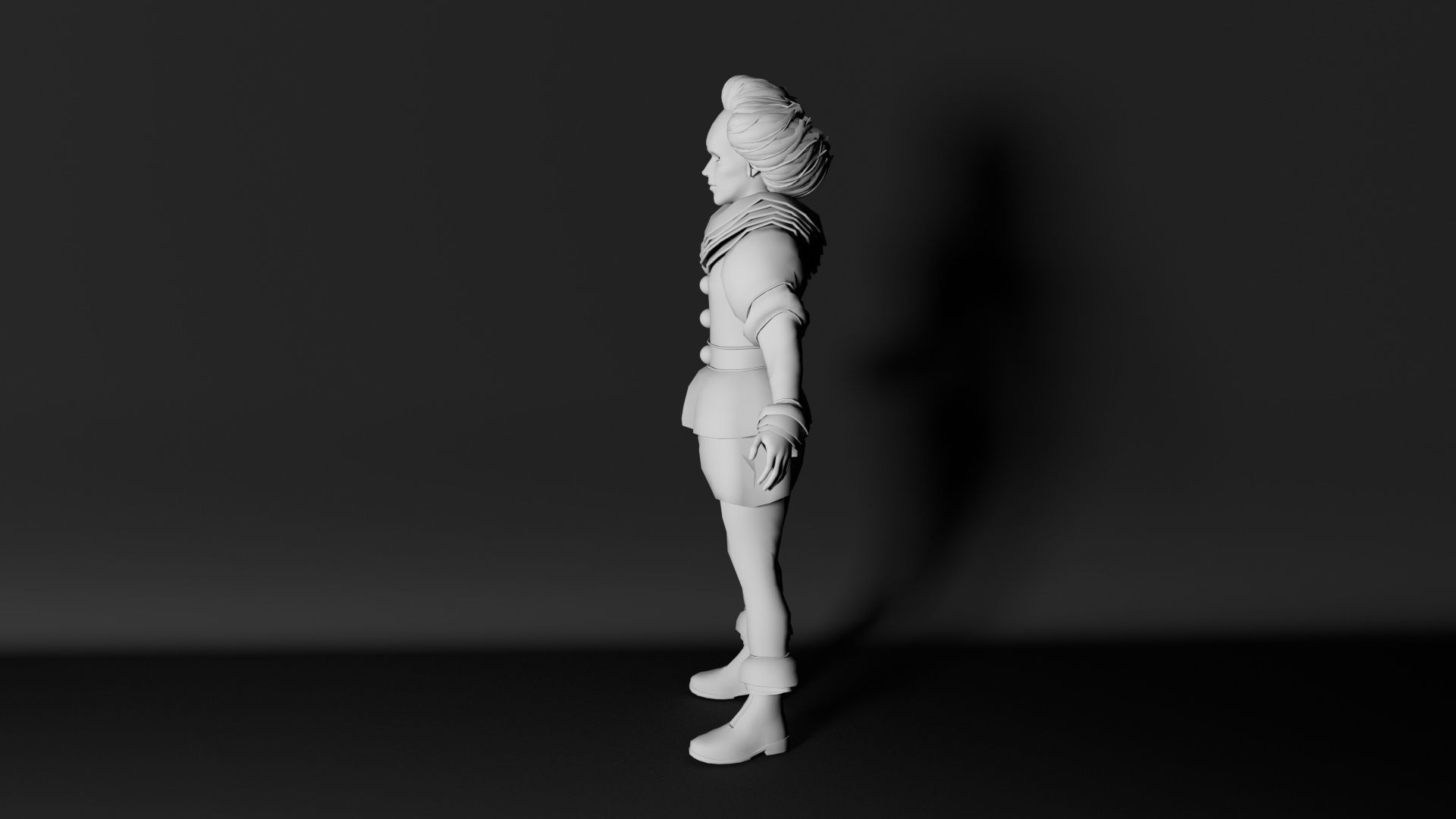 Low Poly Clown 3D Model Low-poly 3D model_14