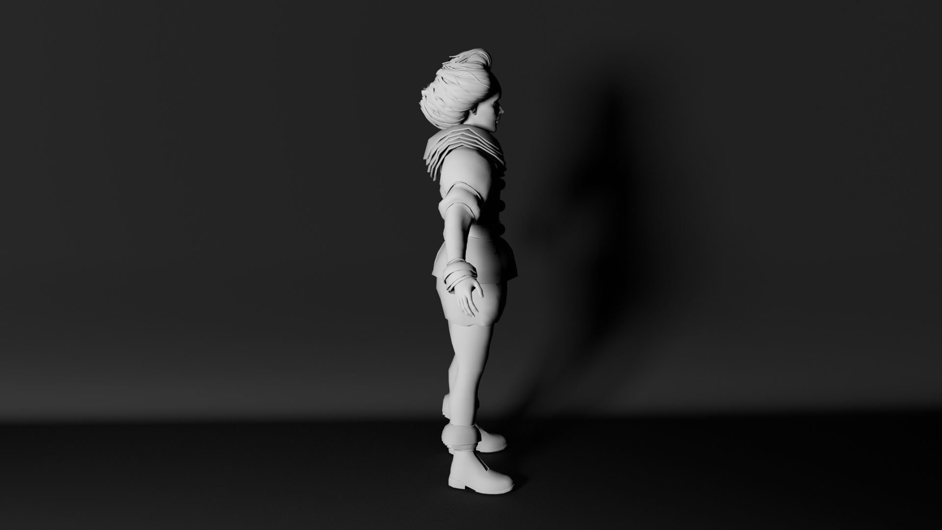 Low Poly Clown 3D Model Low-poly 3D model_15