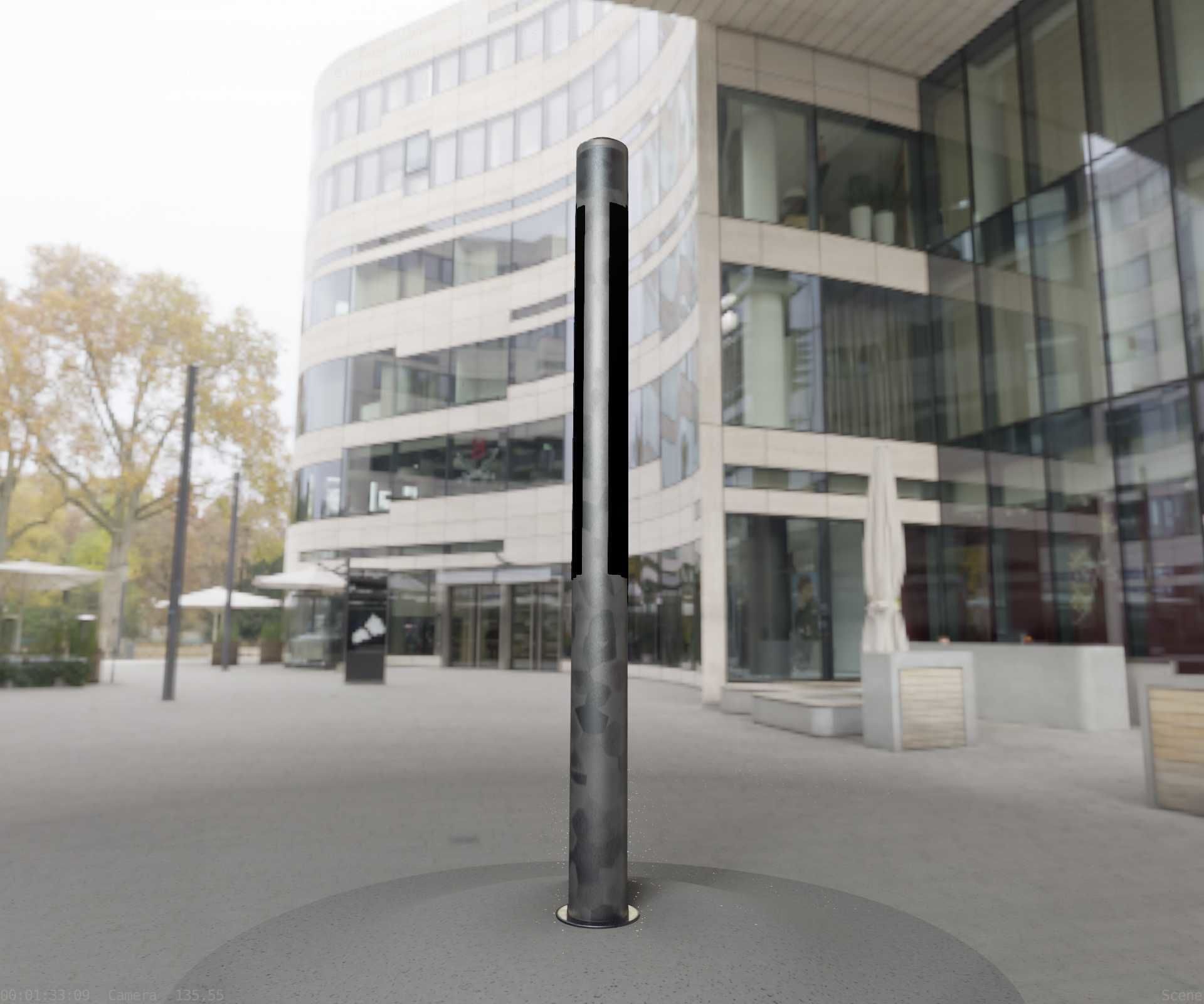 Galvanized Light-Column -23- Street-Light 9 Low-poly 3D model_52