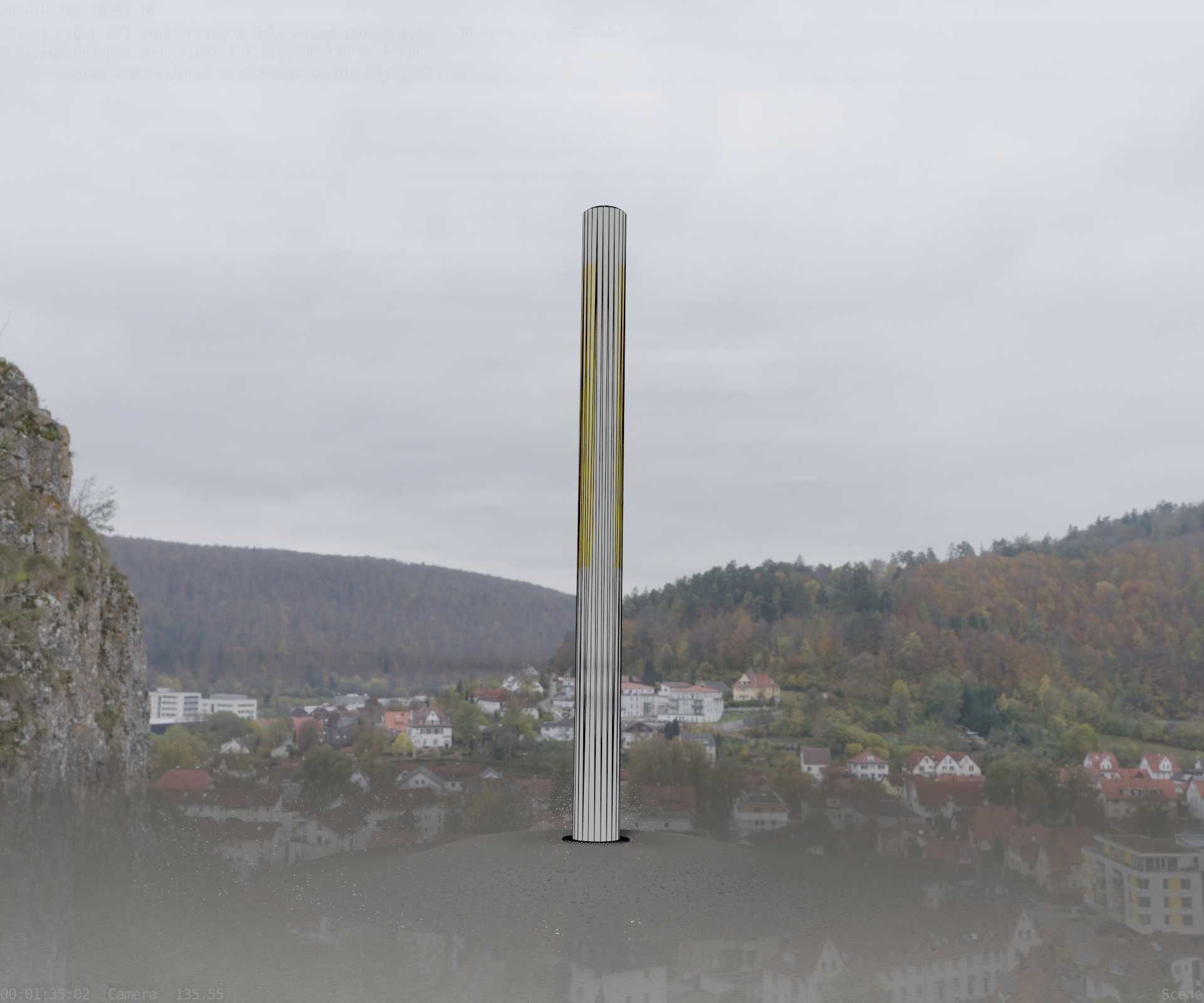 Galvanized Light-Column -23- Street-Light 9 Low-poly 3D model_91