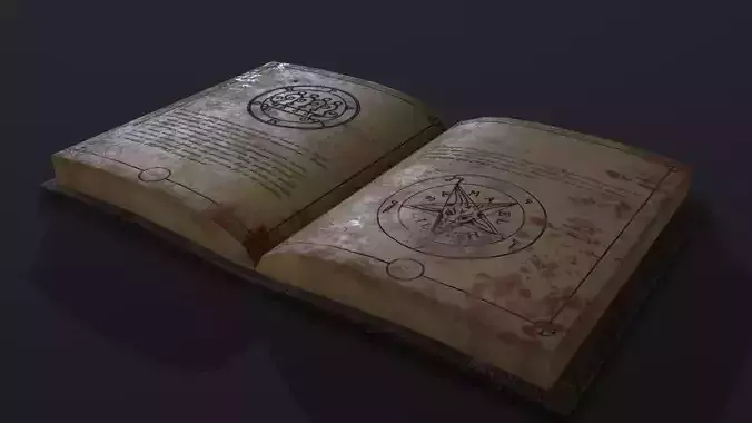 Black Magic Book Opened