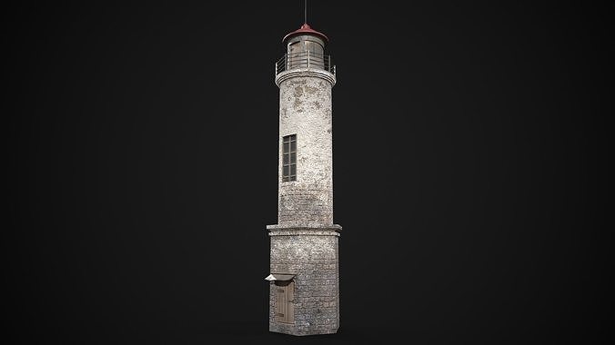 Lighthouse Low-poly 3D model
