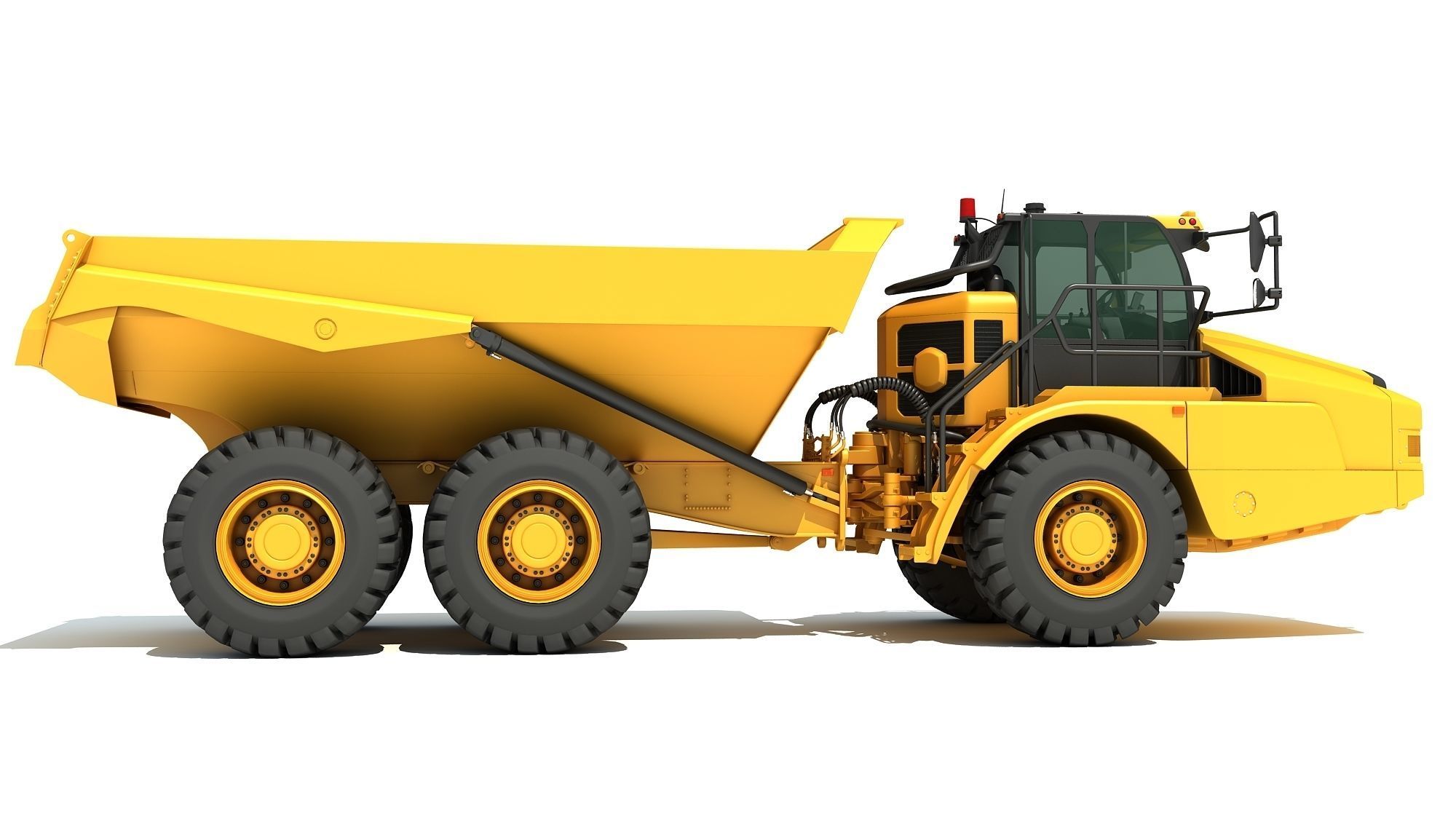 Articulated Truck 3D model_6