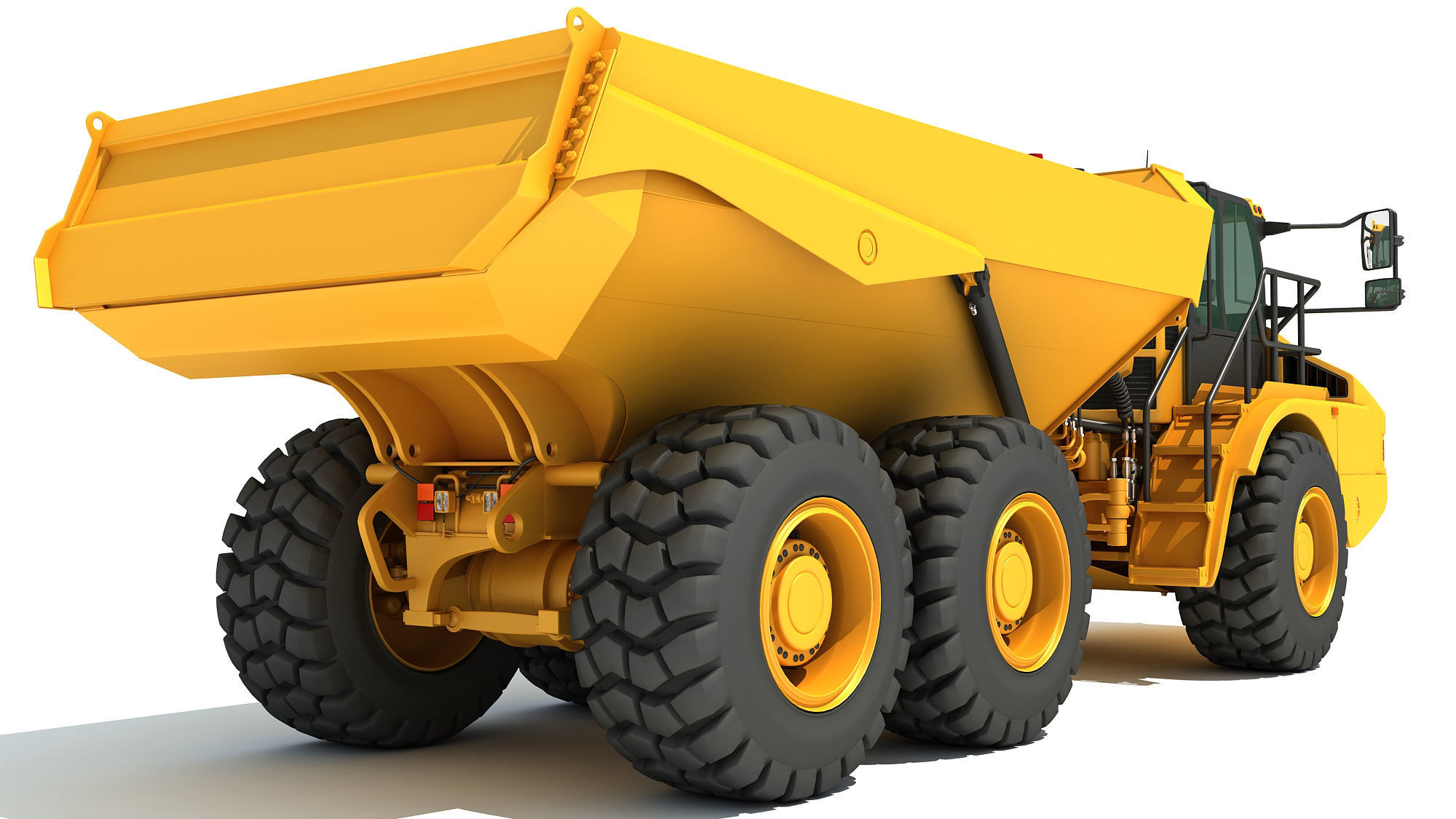 Articulated Truck 3D model_5