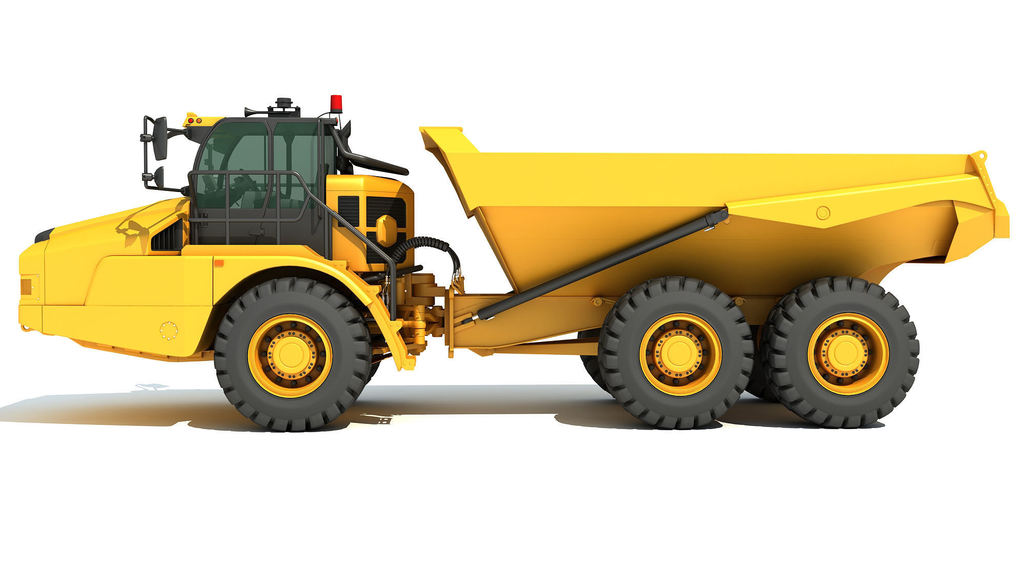 Articulated Truck 3D model_1