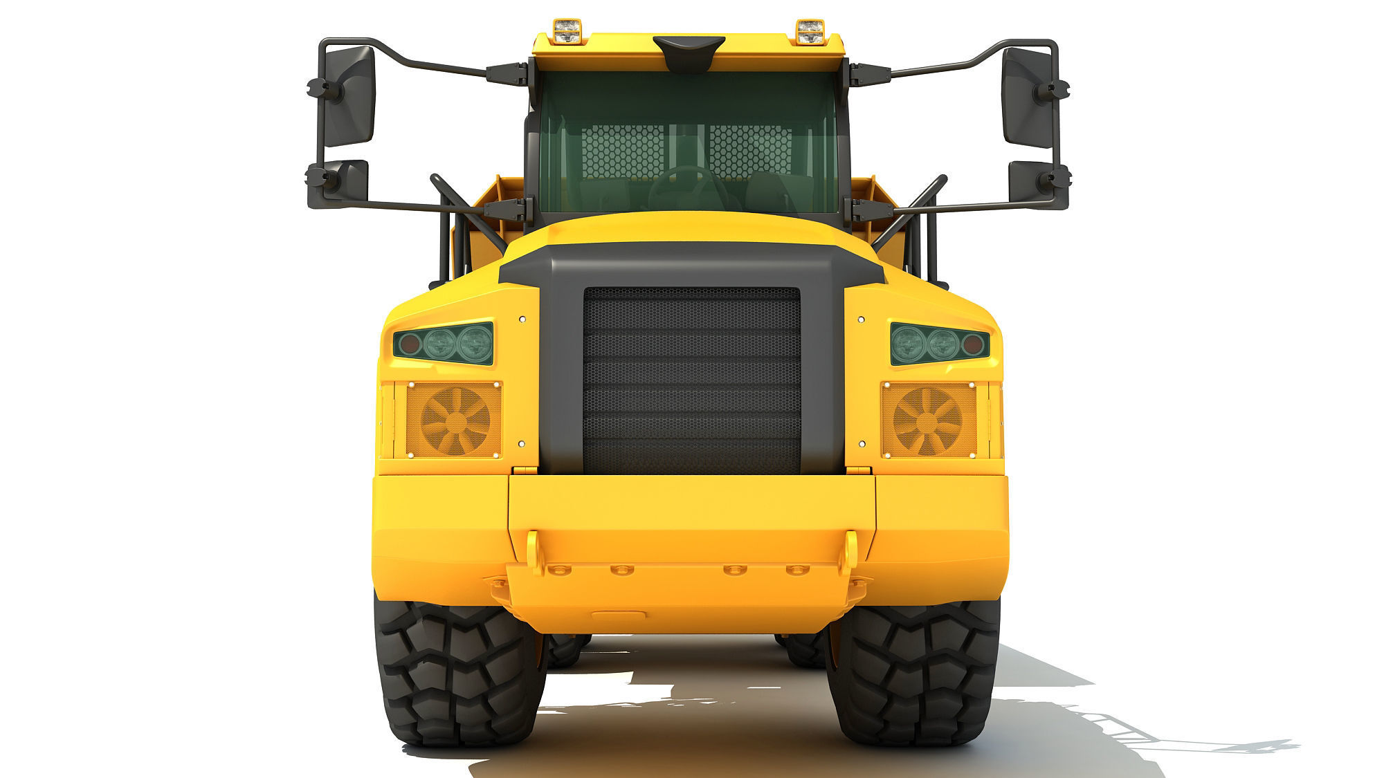 Articulated Truck 3D model_10