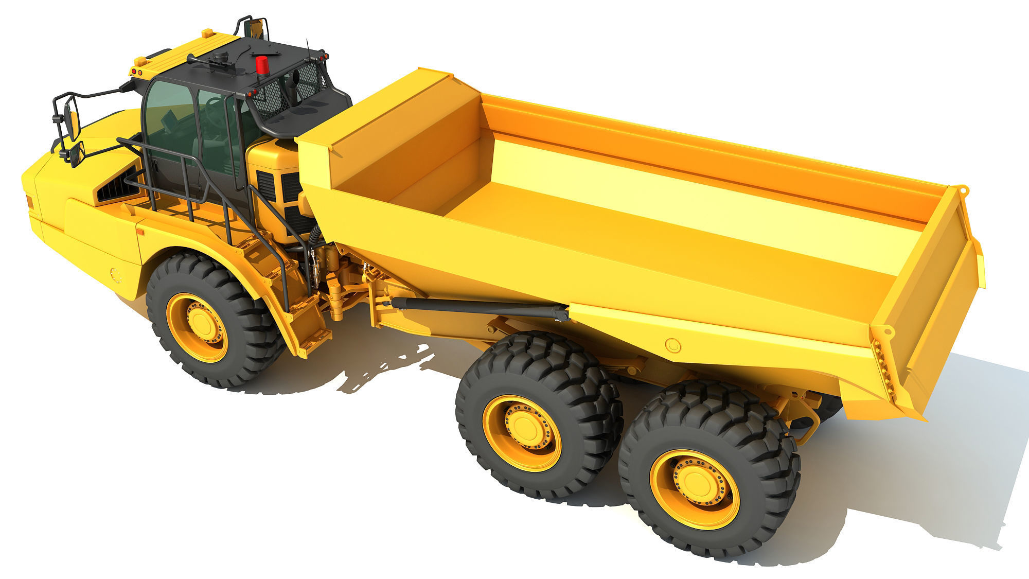 Articulated Truck 3D model_3