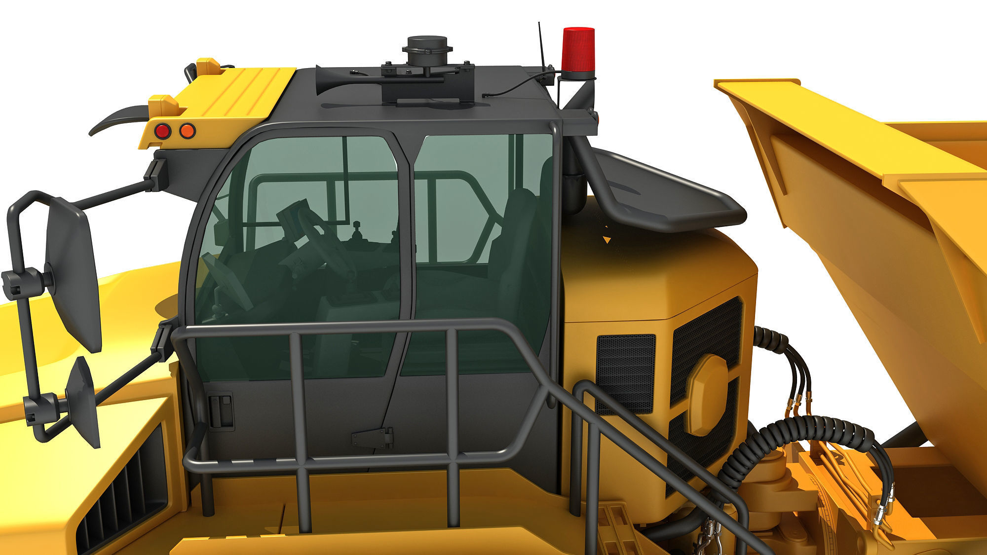 Articulated Truck 3D model_12