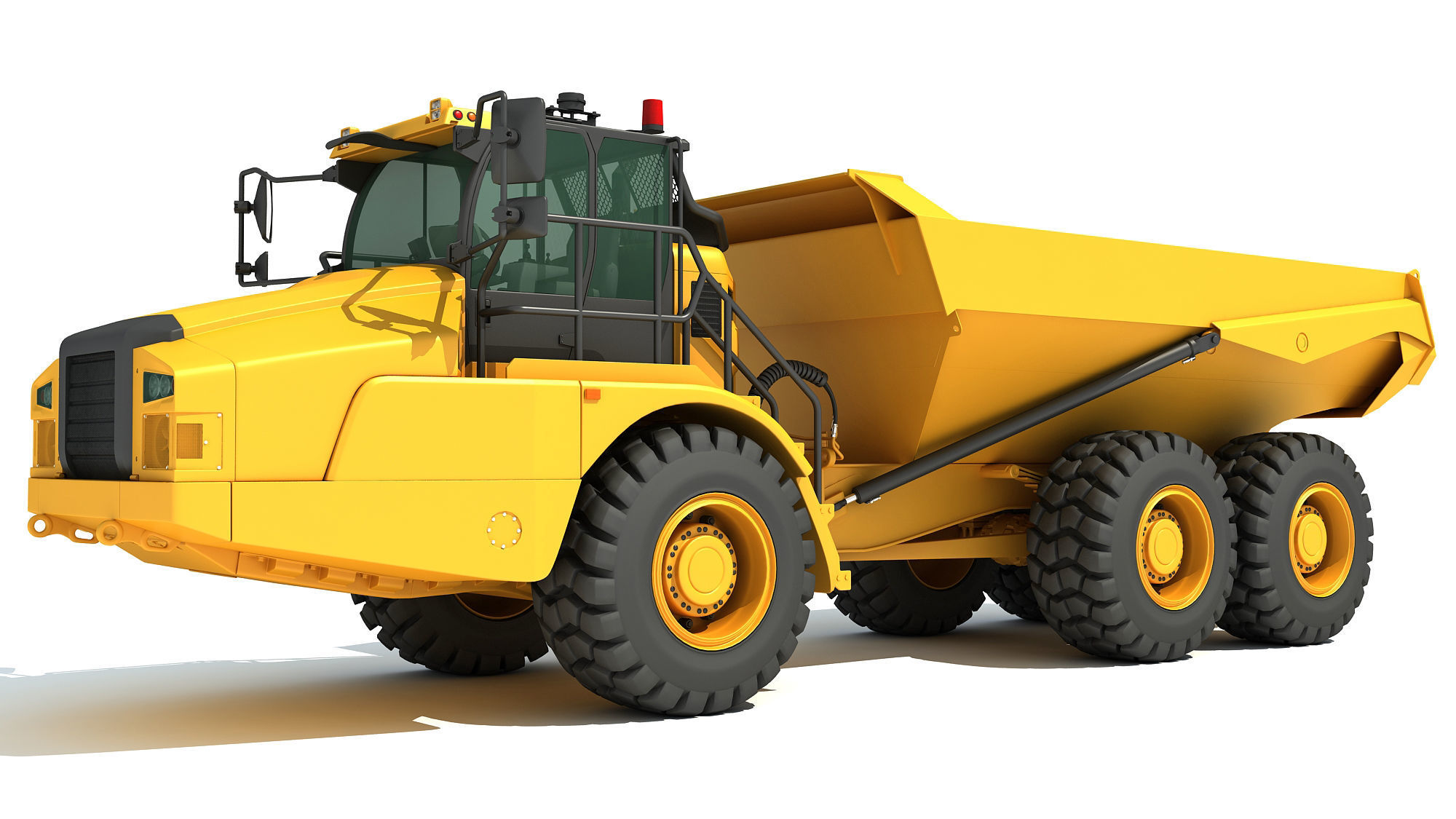Articulated Truck 3D model_9
