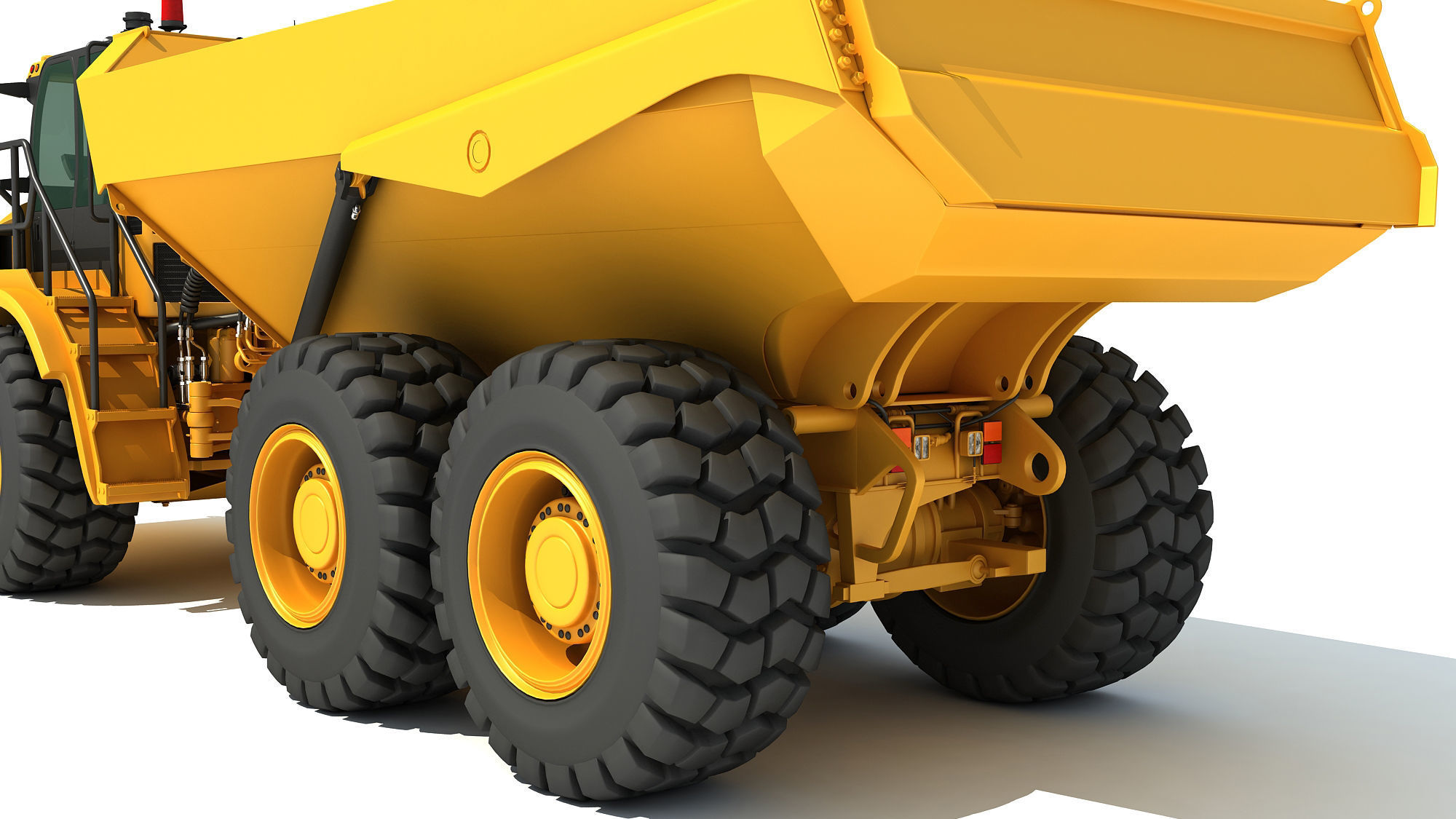 Articulated Truck 3D model_13